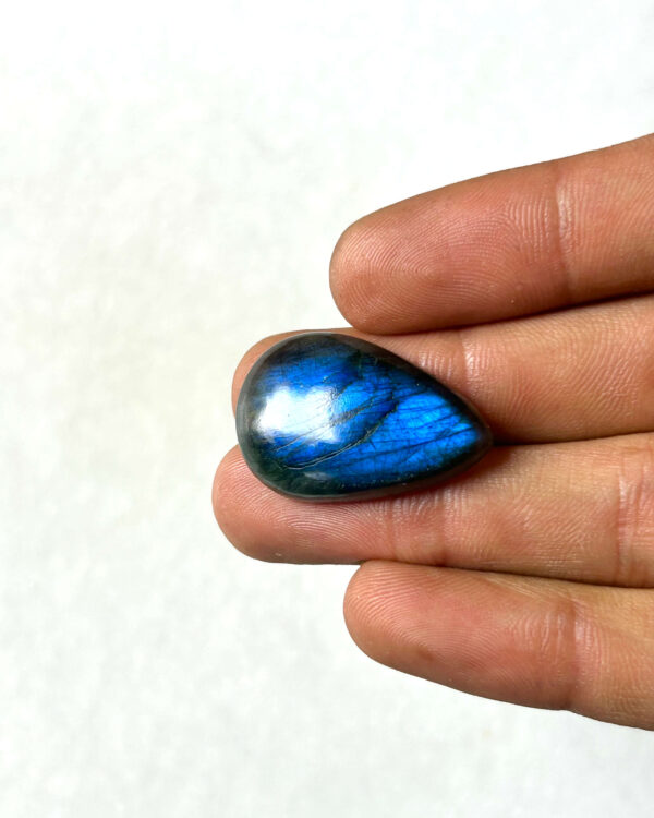 30 mm Labradorite Cabochon with Blue Flash
