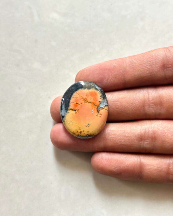 28mm Maligano Jasper Cabochon – One of a Kind Piece