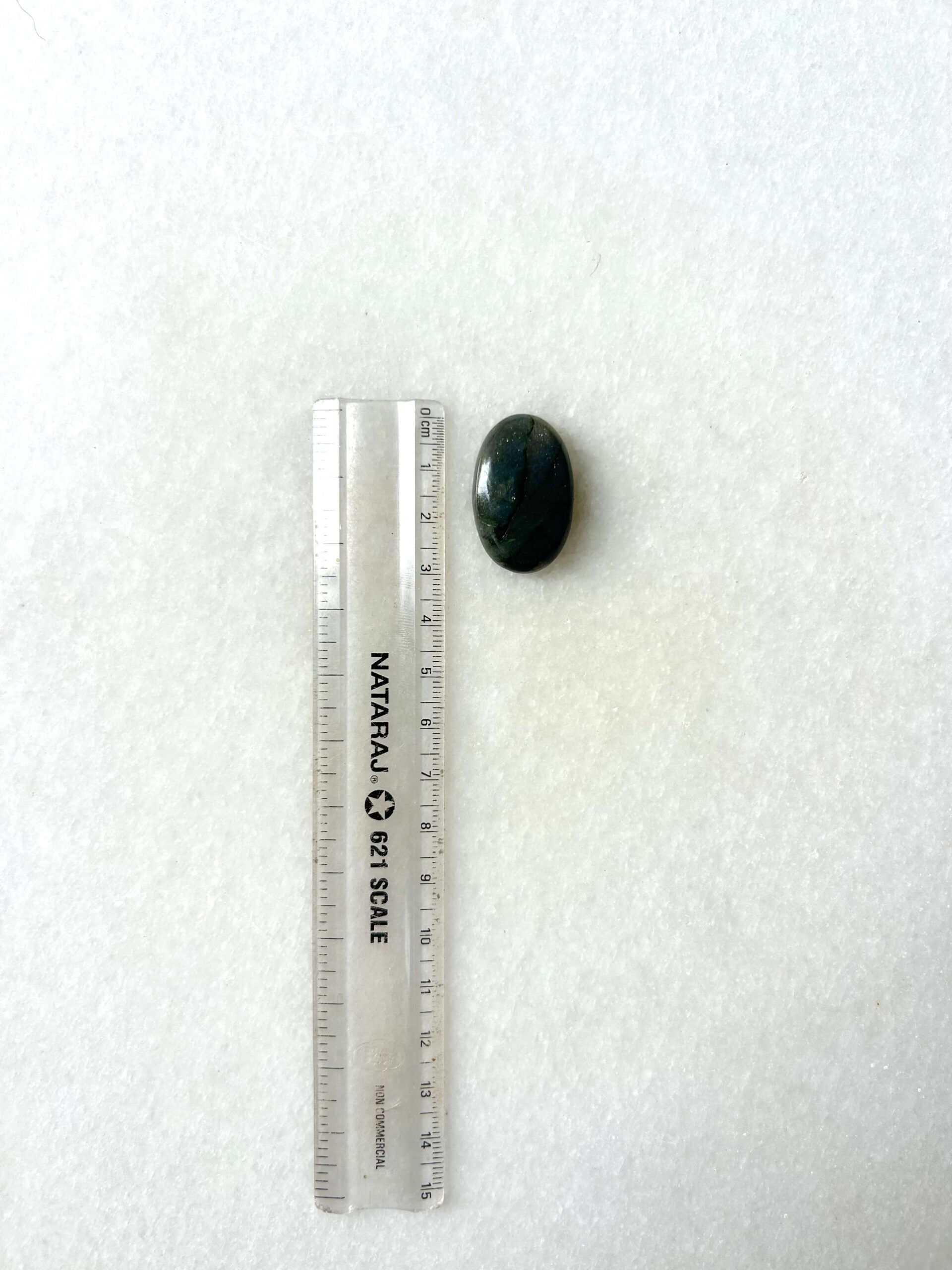 30 mm Blue Flash Labradorite Stone - Image 2