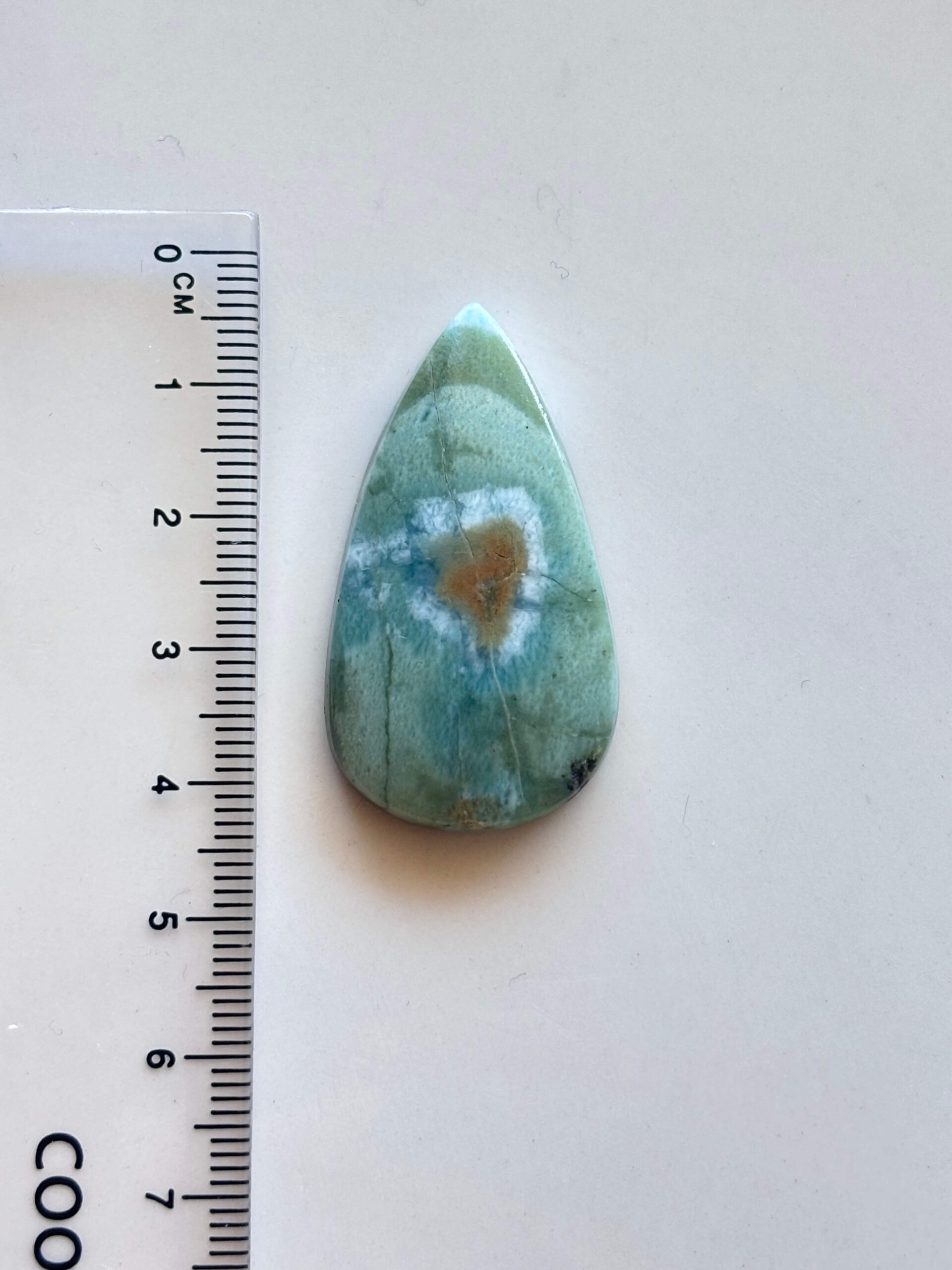 40mm Larimar Gemstone for Handmade Designs - Image 2