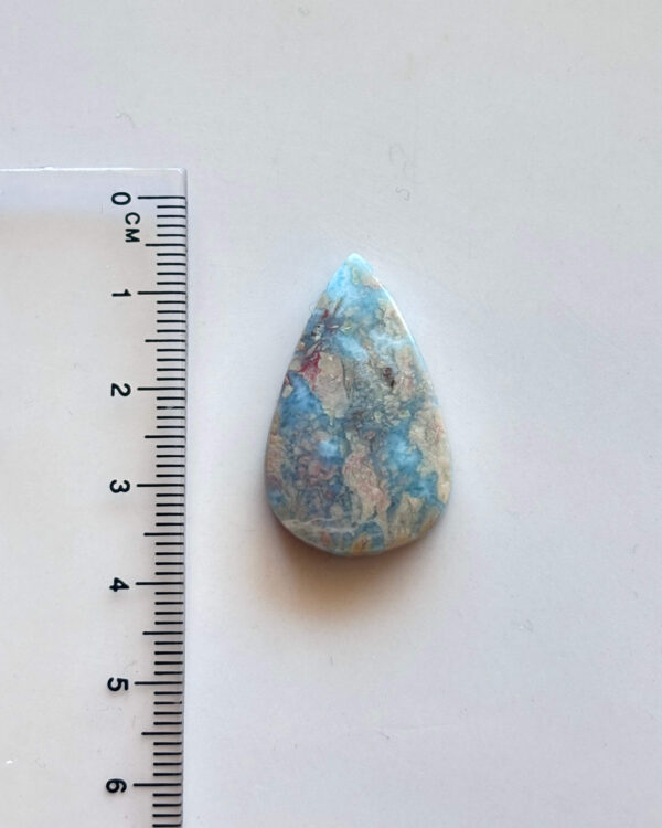 31mm Larimar Stone for Jewellery Projects