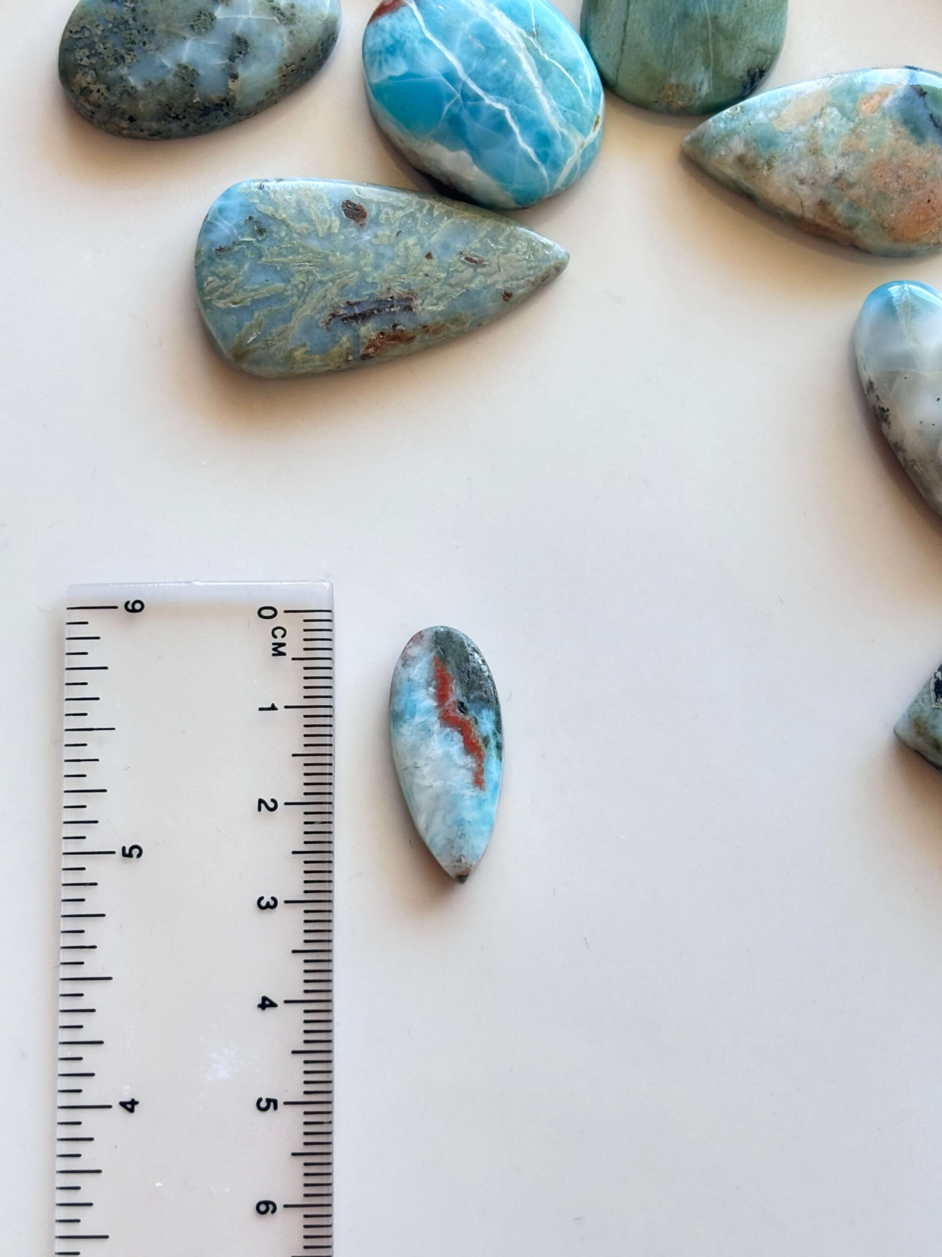 27mm Larimar Stone for Custom Jewellery - Image 2