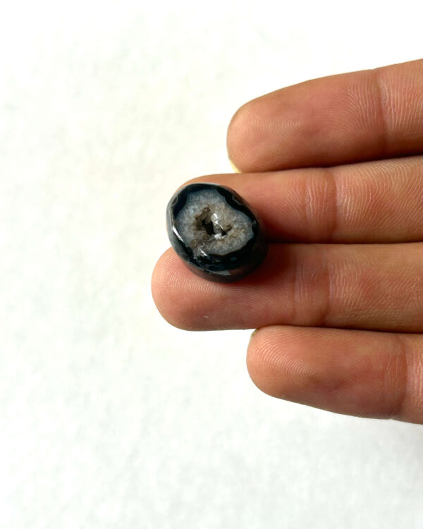 18 mm Agate Cabochon for Macrame