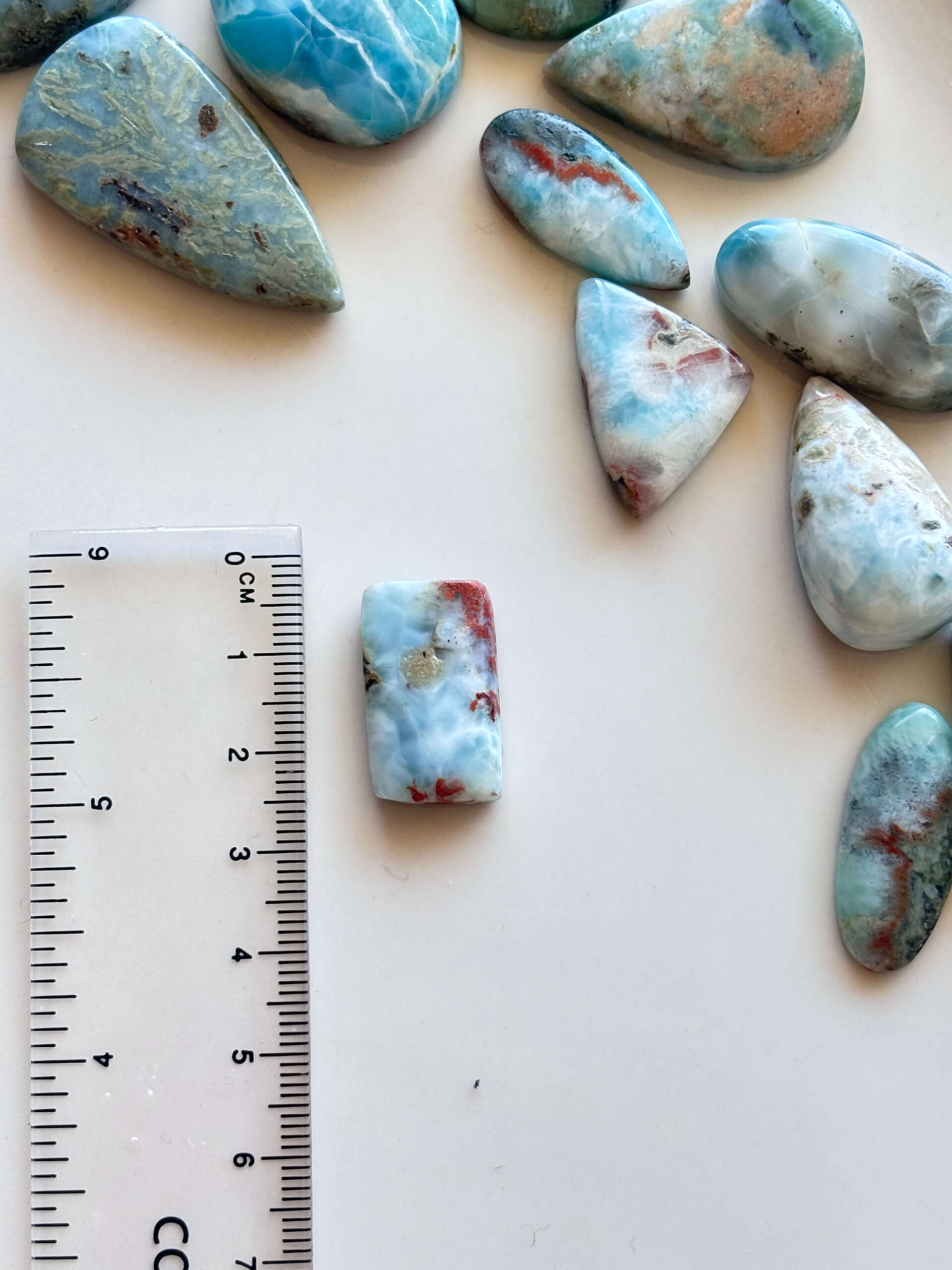 23mm Larimar Gemstone for Jewellery Making - Image 2