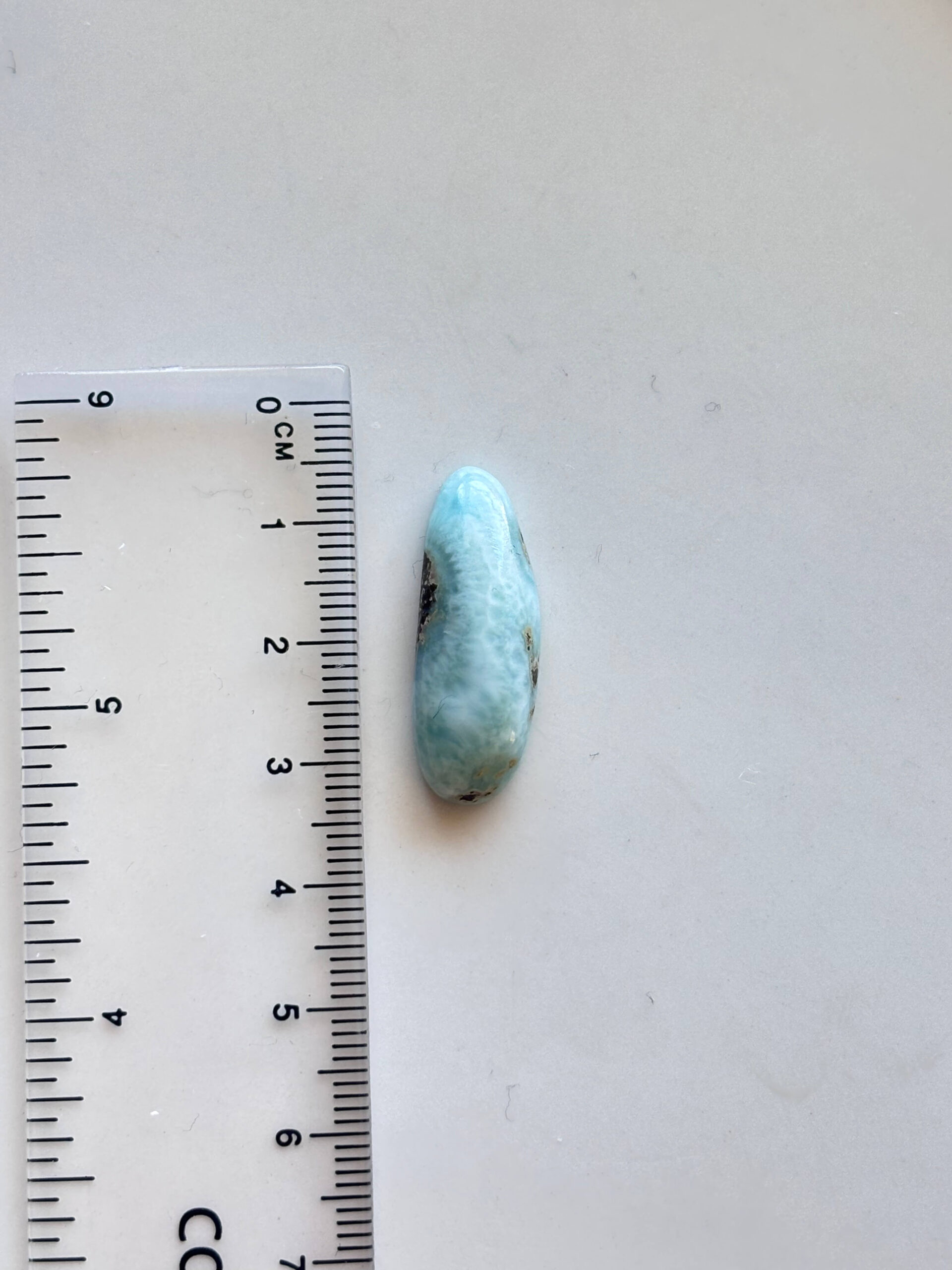 28mm Larimar Gemstone for Handmade Designs - Image 2