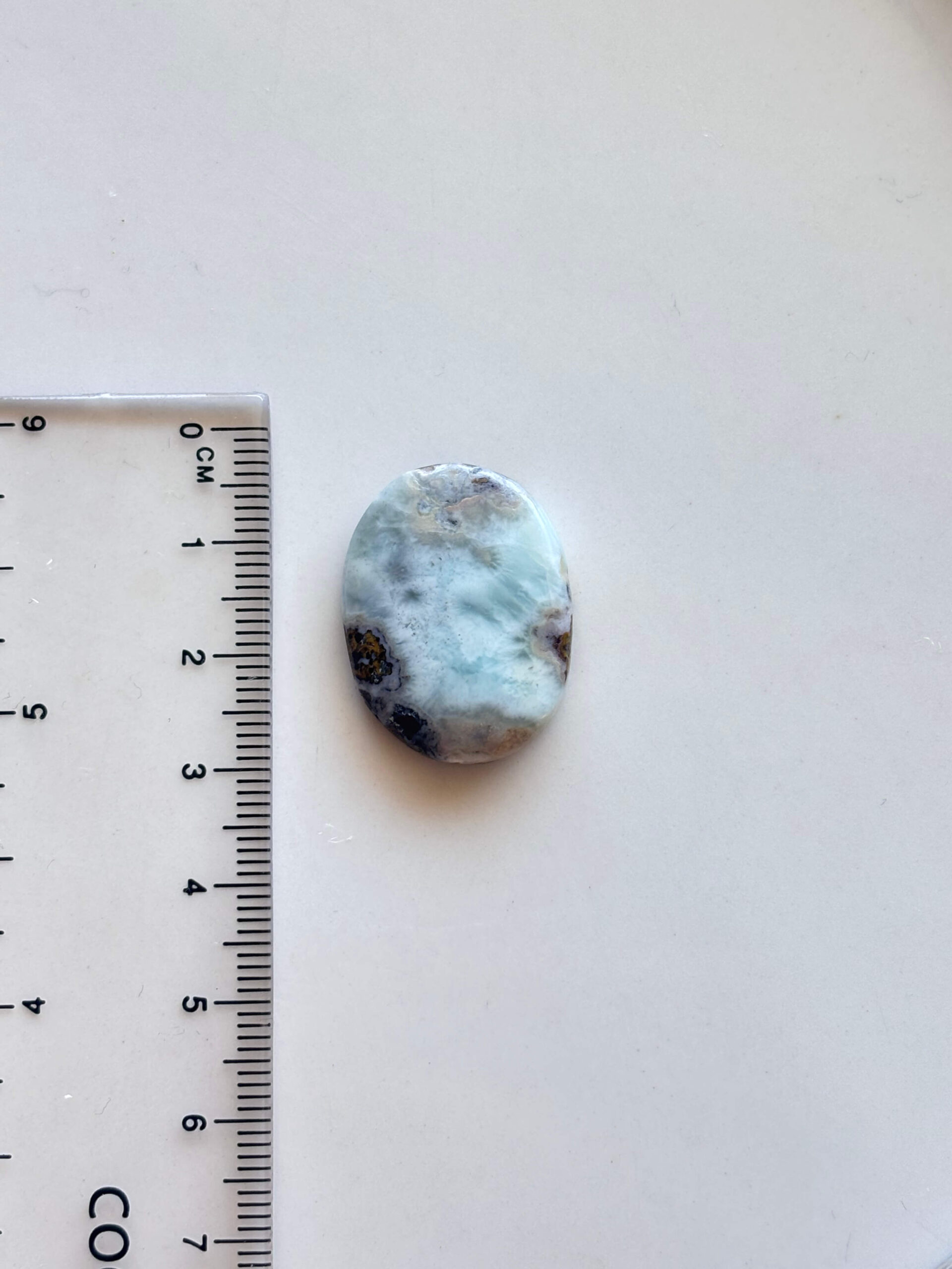 26mm Larimar Stone for Custom Jewellery - Image 2