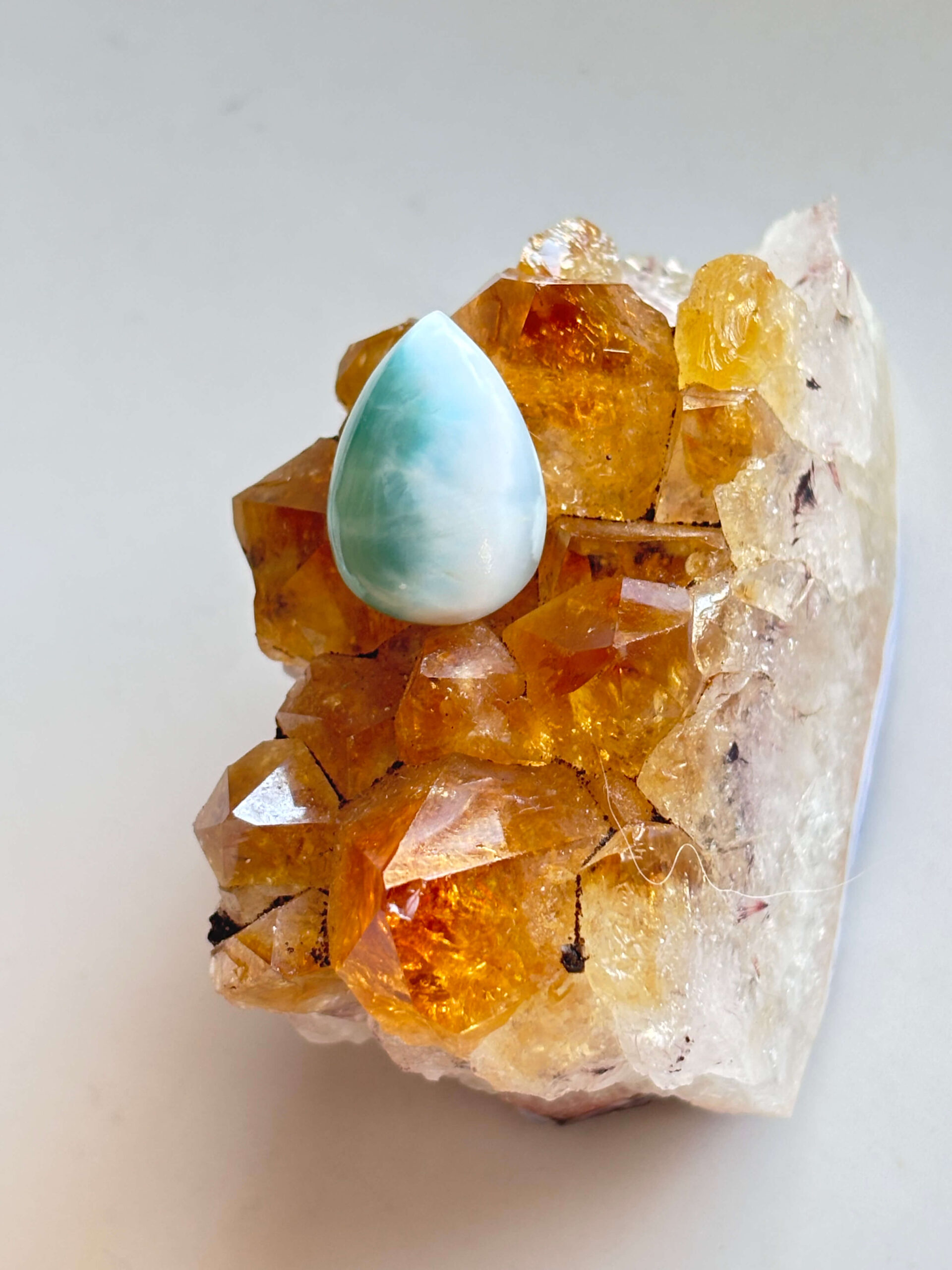 19mm Premium Quality Larimar Gemstone for Pendant Designs