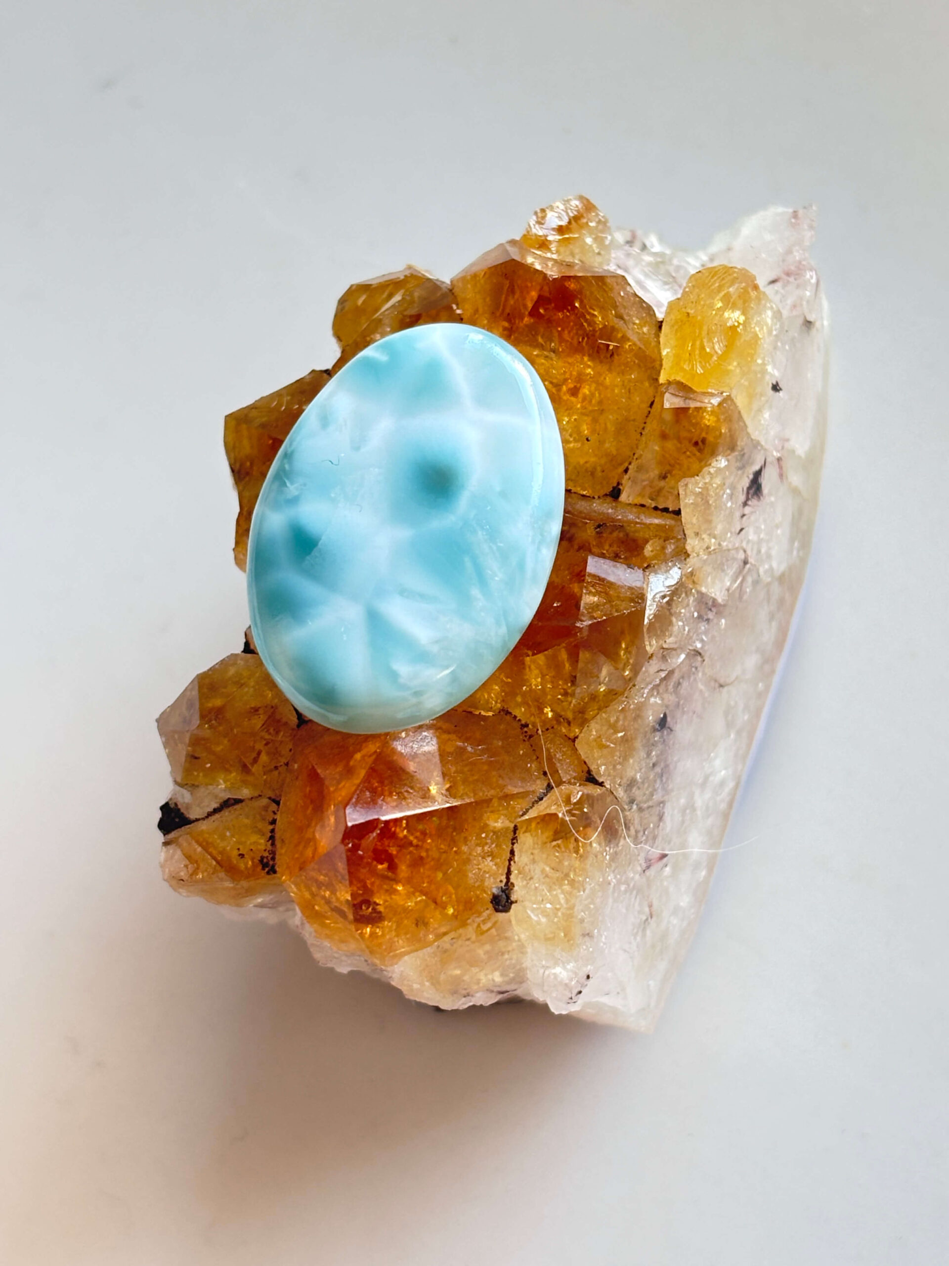 27mm Premium Quality Larimar Gemstone for Jewellery Making