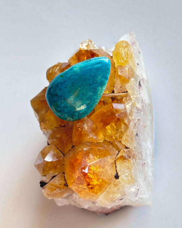 23mm Shattuckite Gemstone for Pendant Designs