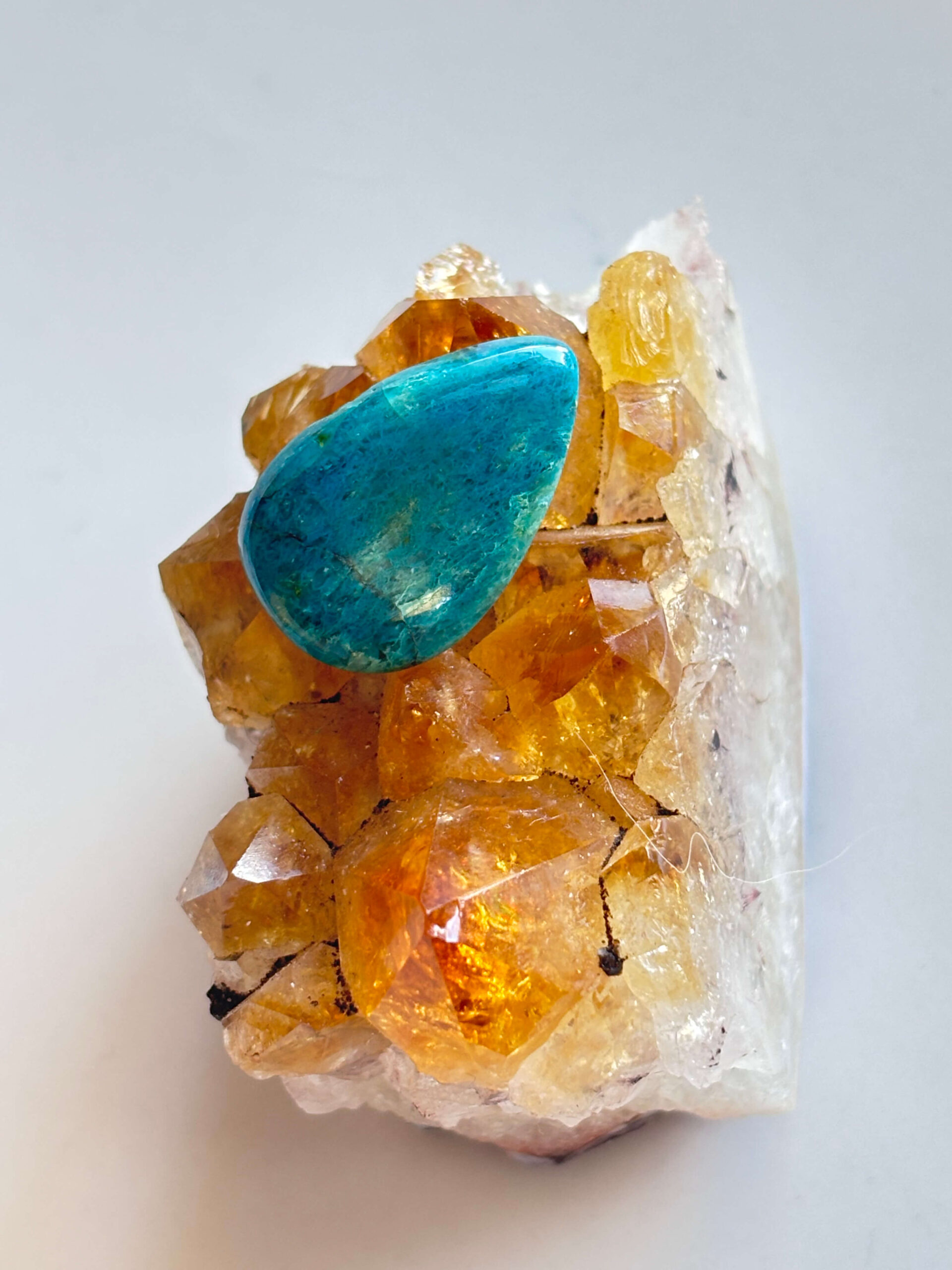 23mm Shattuckite Gemstone for Pendant Designs
