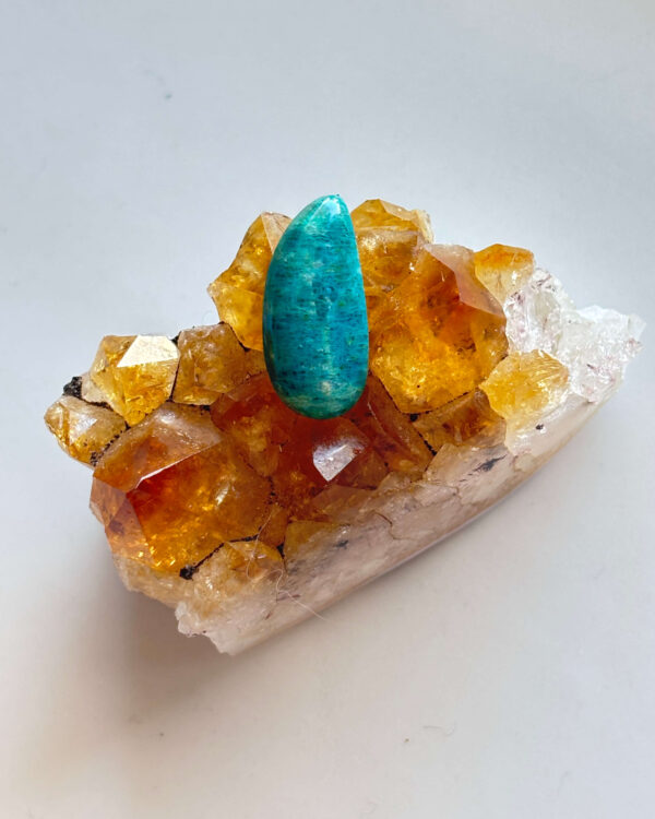 23mm Shattuckite Stone for Wire Wrapping
