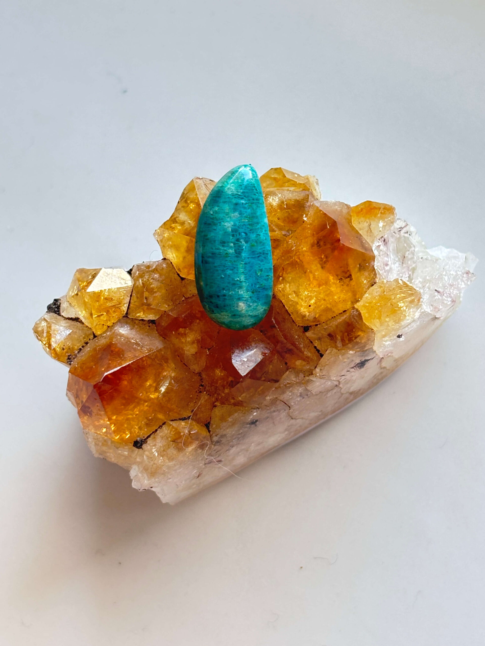 23mm Shattuckite Stone for Wire Wrapping