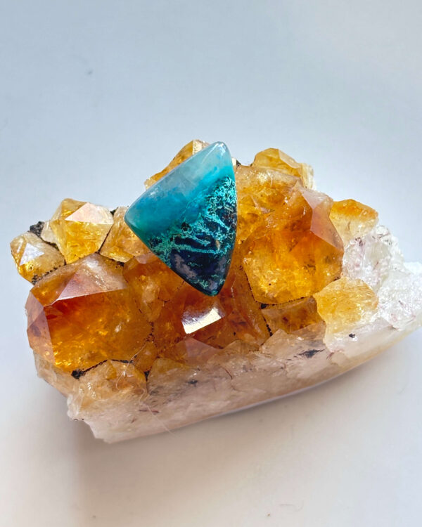 23mm Shattuckite Gemstone for Wire Wrapped Designs