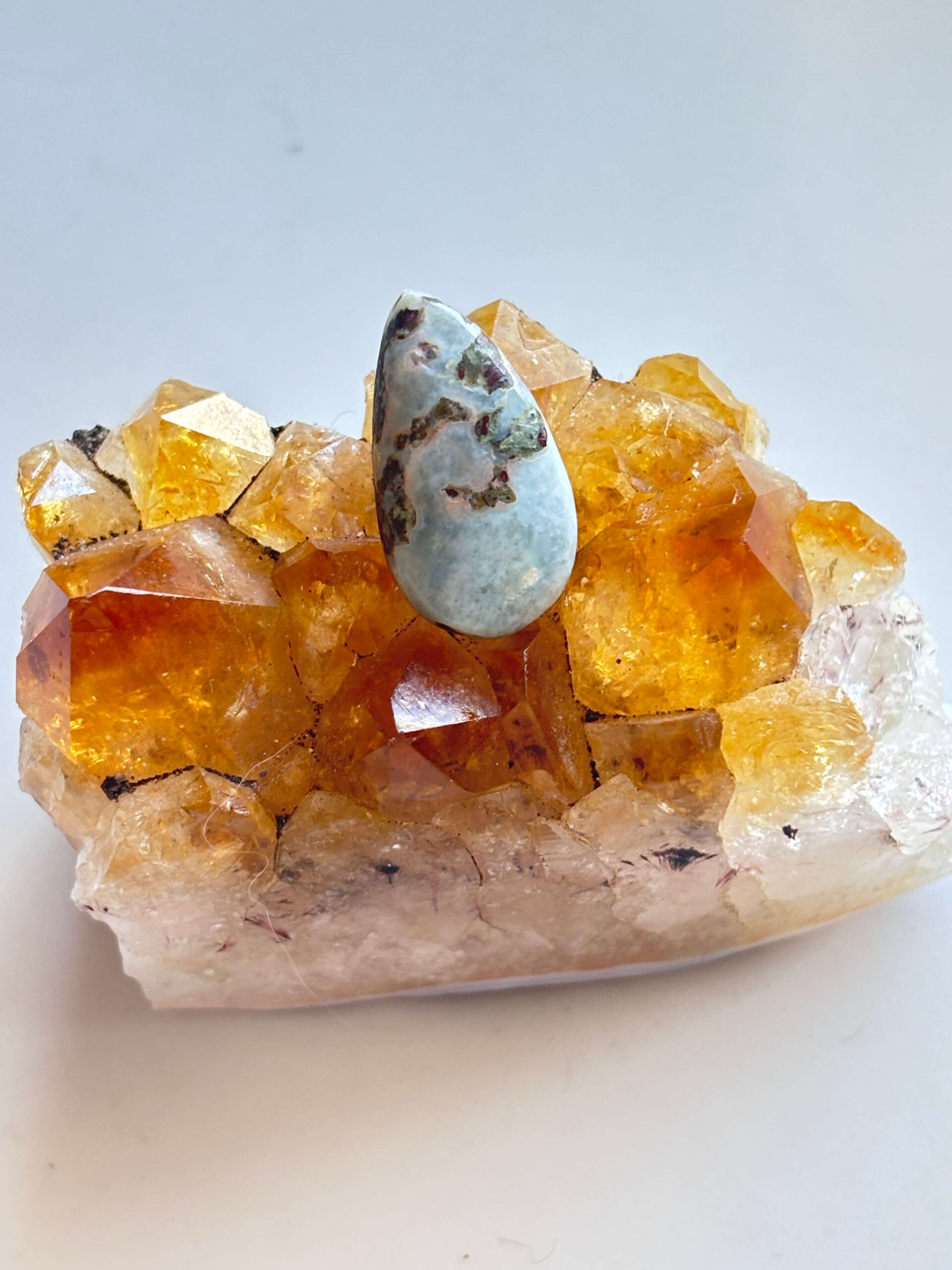 21mm Larimar Gemstone for Handmade Designs