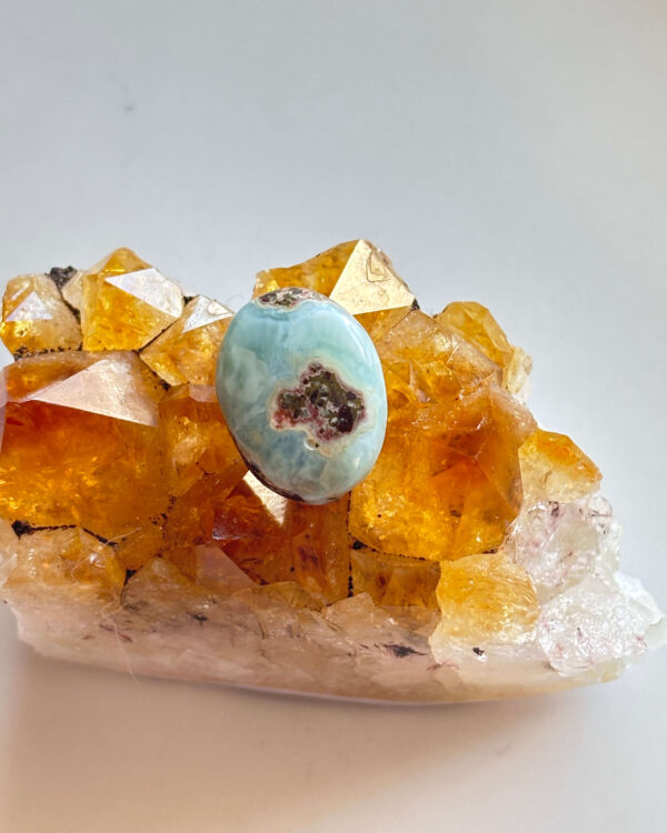 18mm Larimar Stone for Custom Jewellery