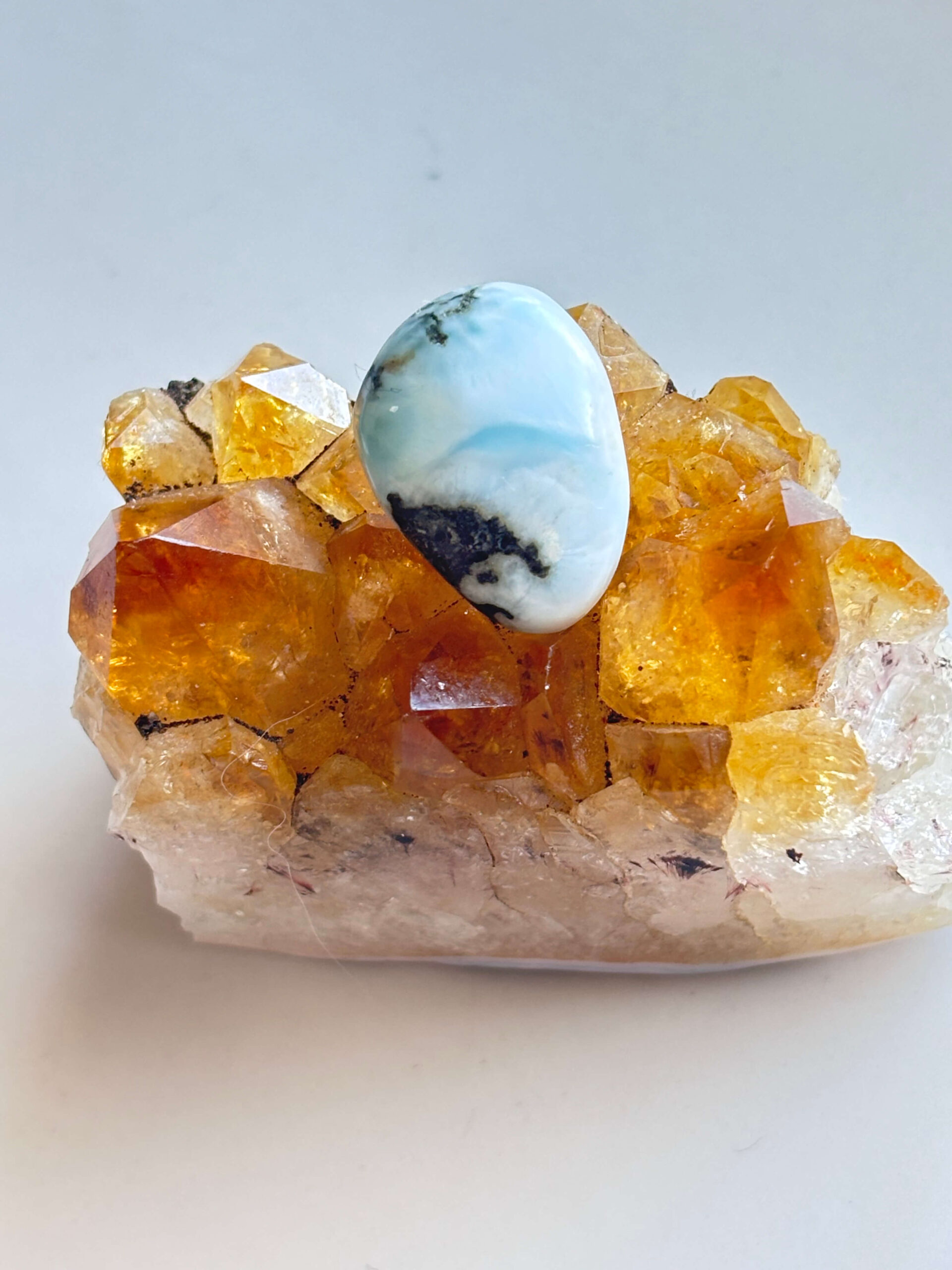 21mm Larimar Gemstone for Jewellery Making