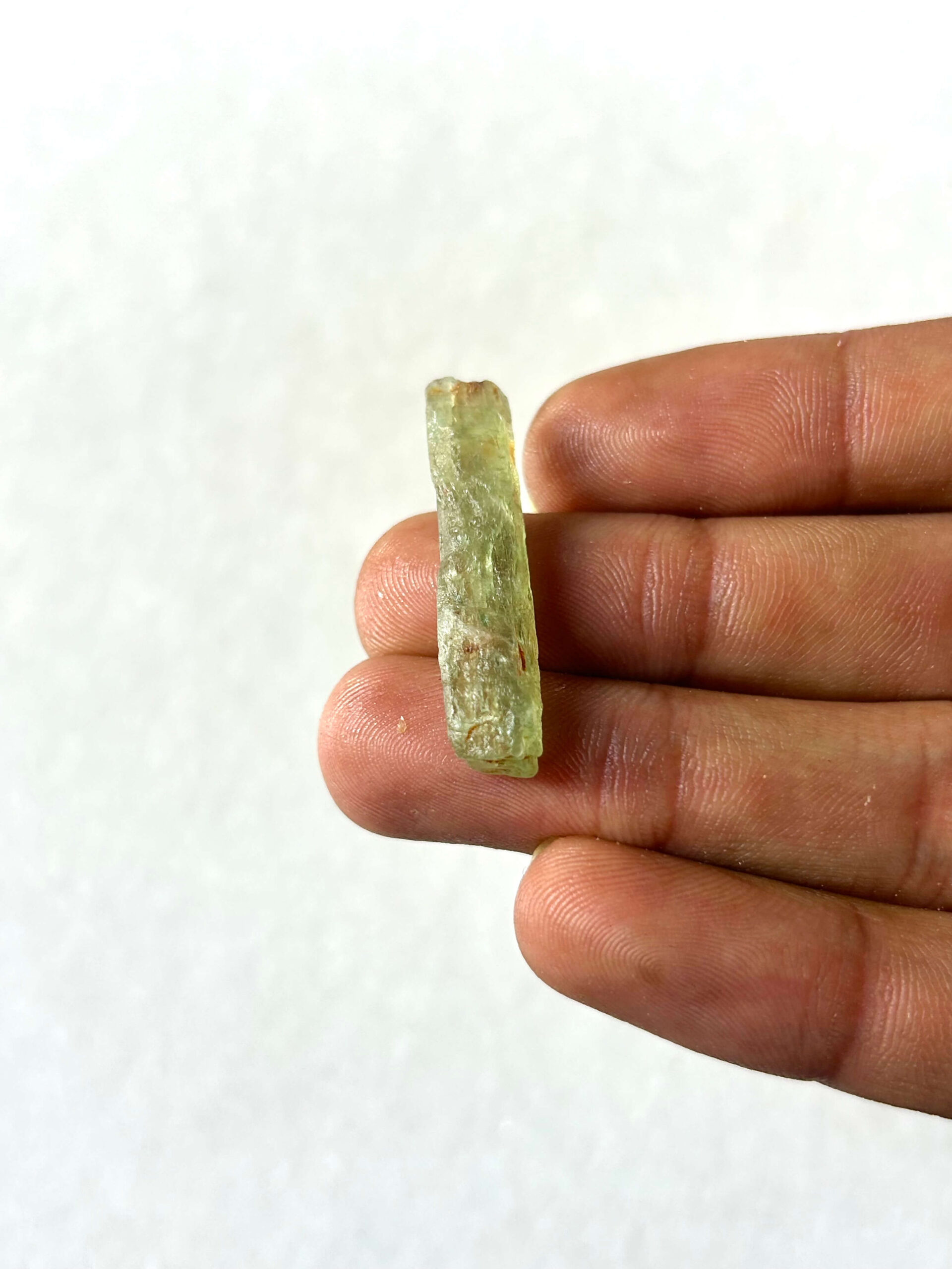 35 mm Raw Green Kyanite Stone