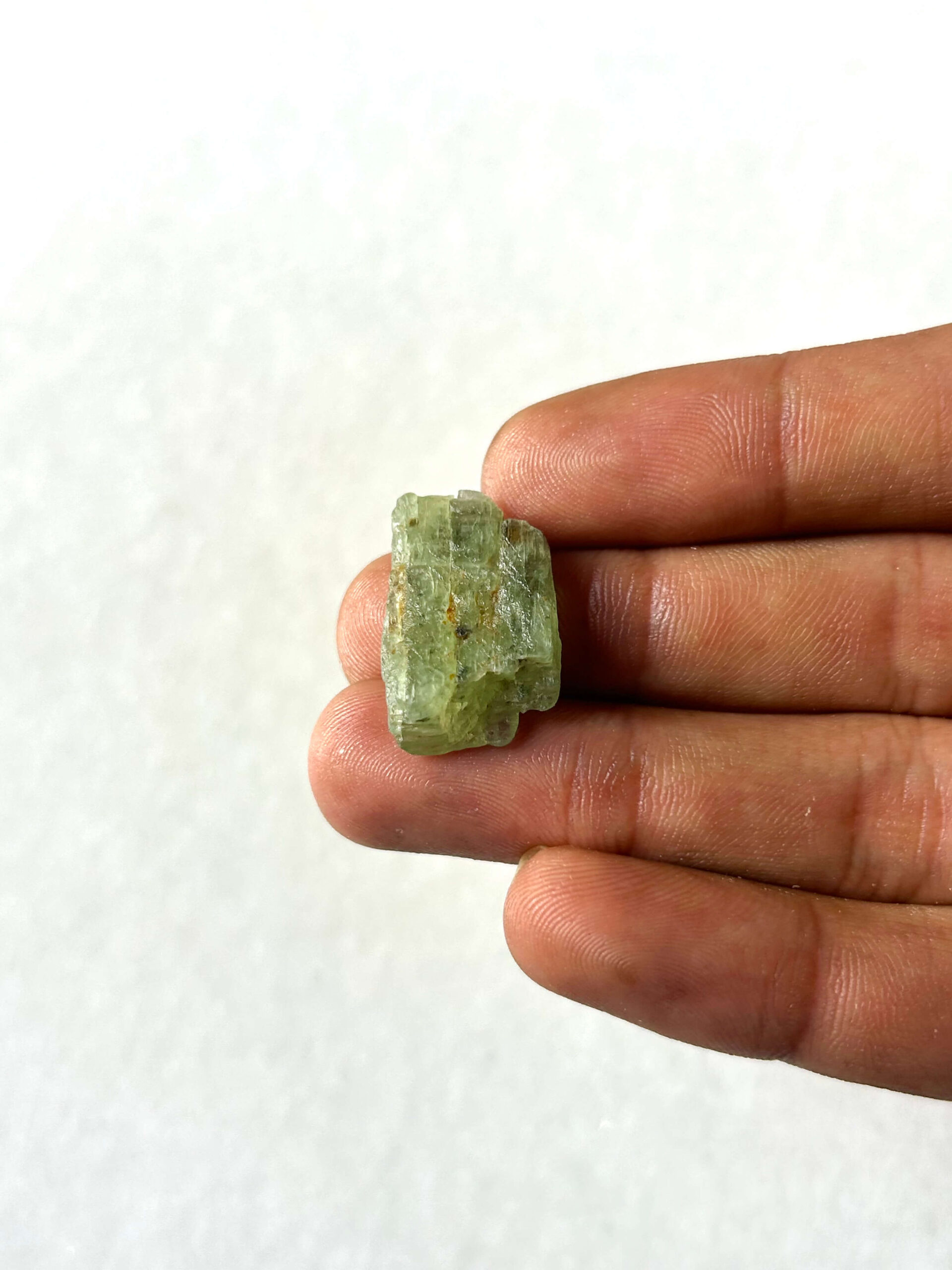 24 mm Raw Green Kyanite for Macrame