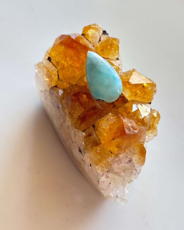 19mm Larimar Gemstone for Jewellery Making