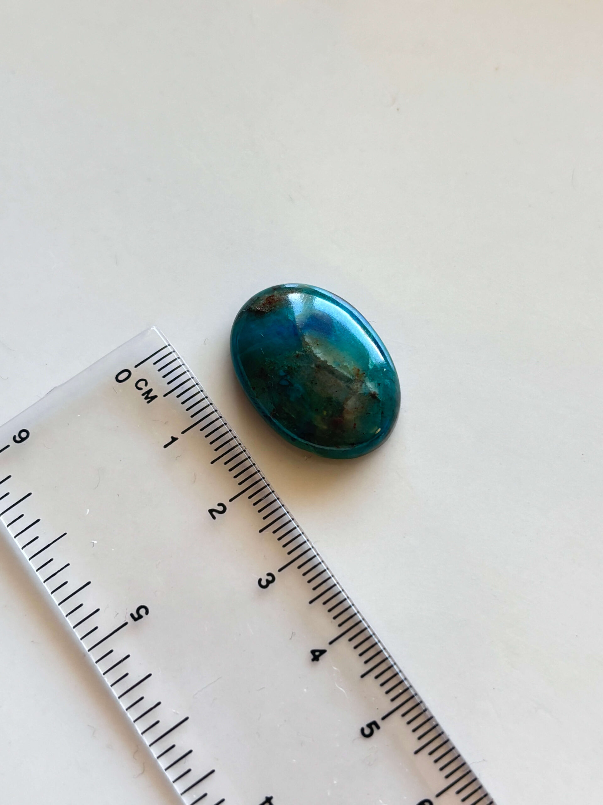 24mm Shattuckite Gemstone for Macramé Projects - Image 2