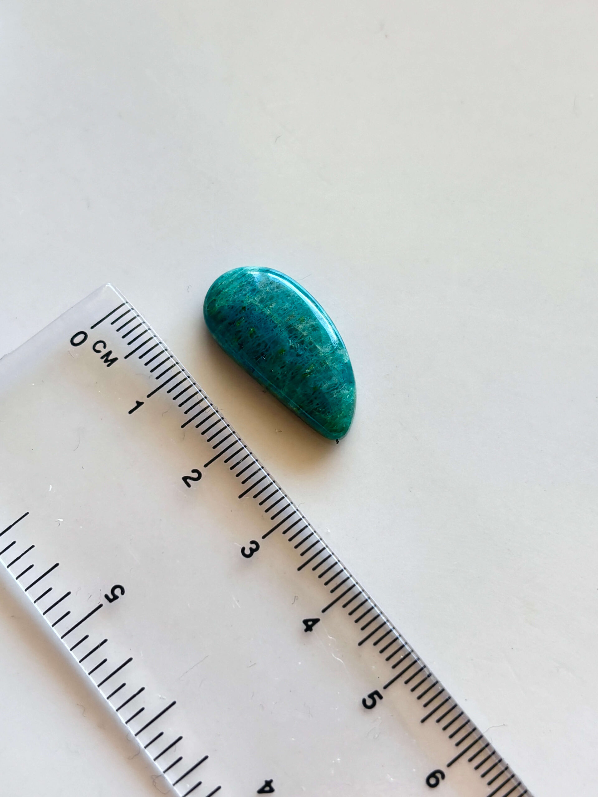 23mm Shattuckite Stone for Wire Wrapping - Image 2
