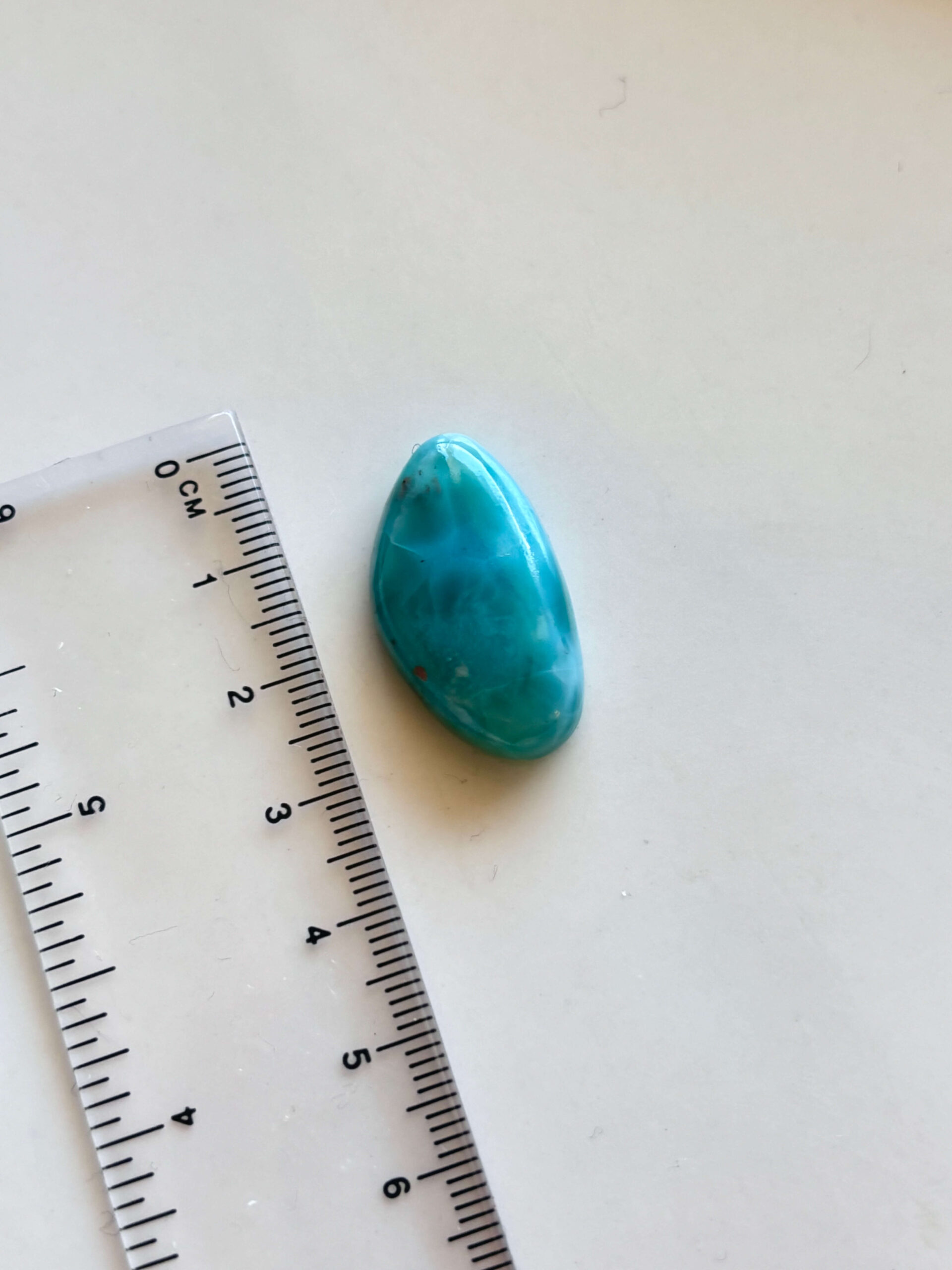 28mm Premium Quality Larimar Stone for Custom Jewellery