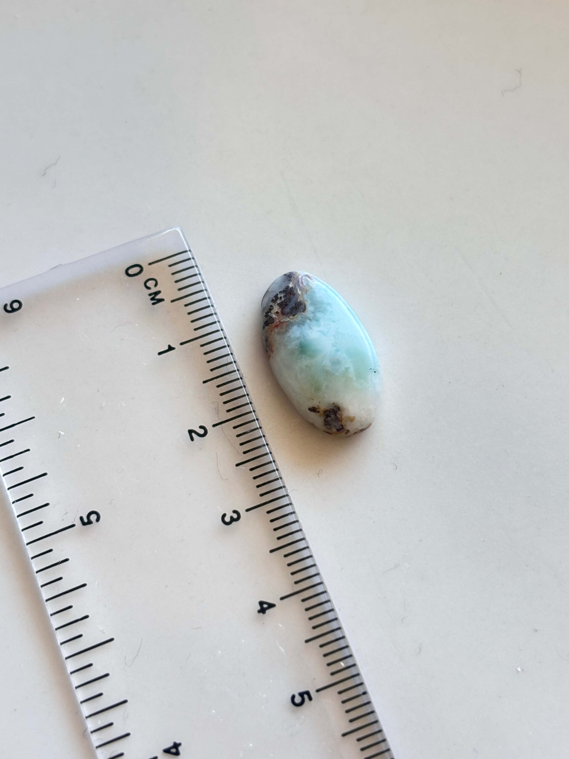 20mm Larimar Stone for Macramé - Image 2