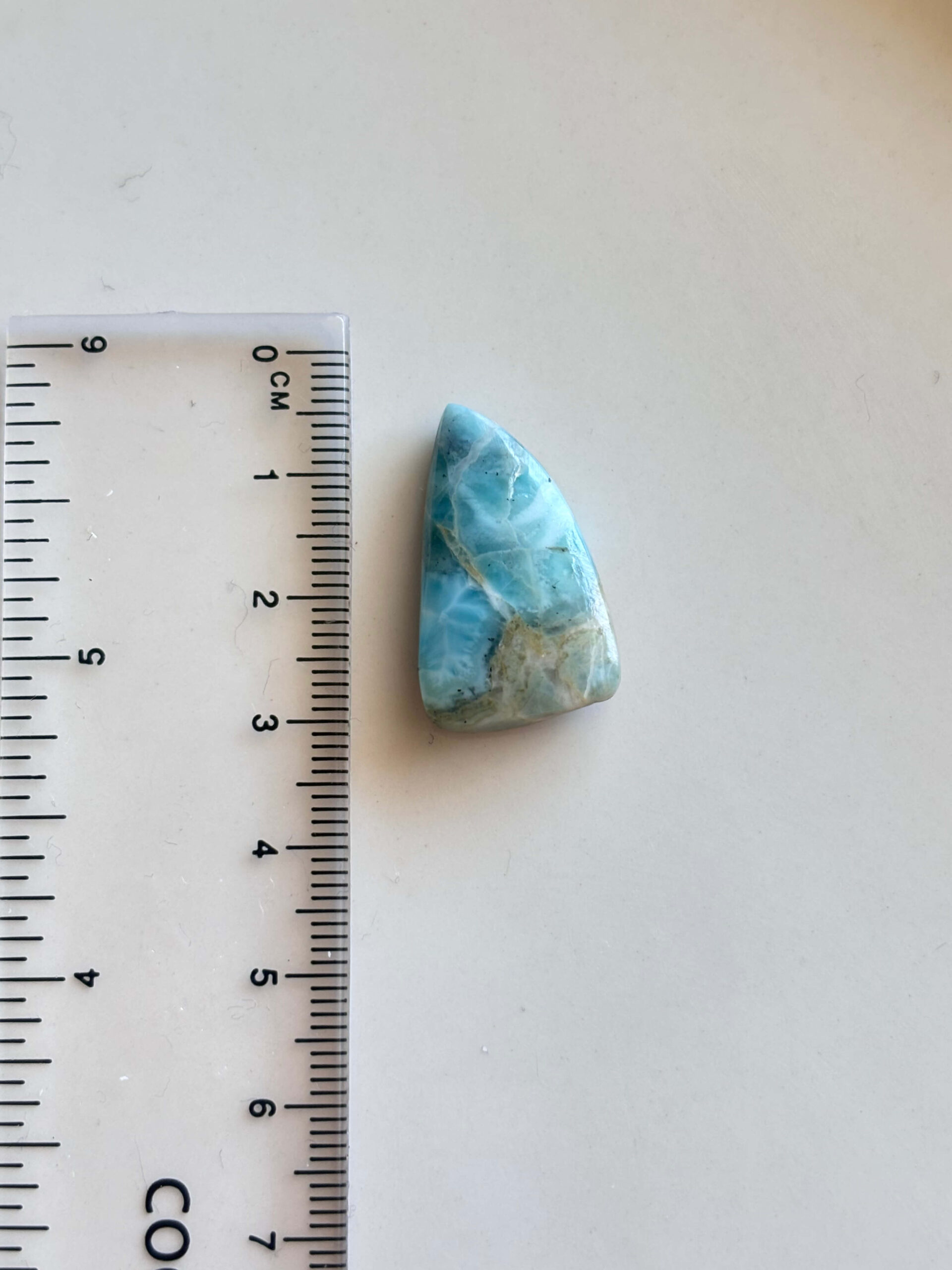 27mm Larimar Gemstone for Wire Wrapped Designs - Image 2