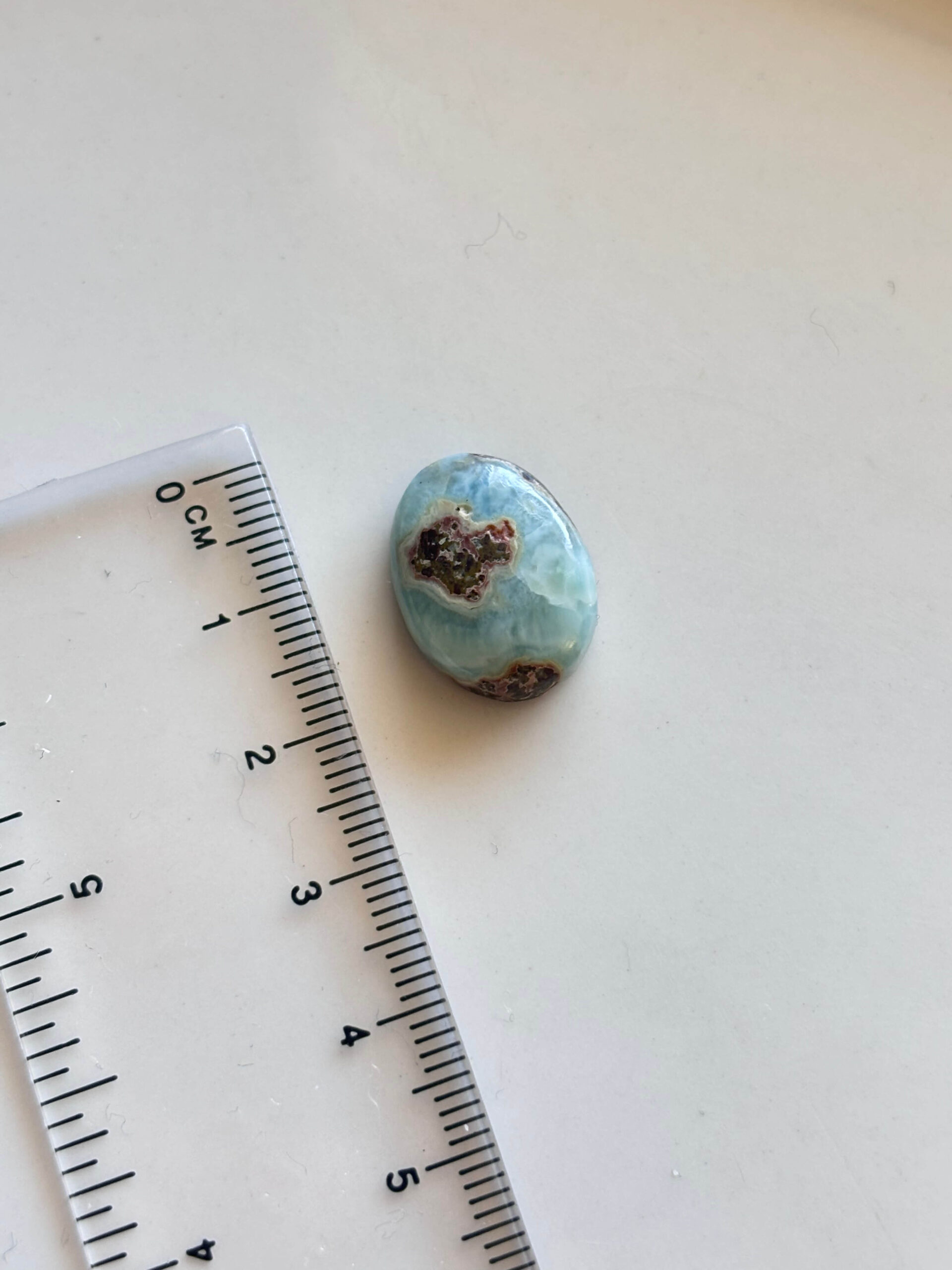 18mm Larimar Stone for Custom Jewellery - Image 2