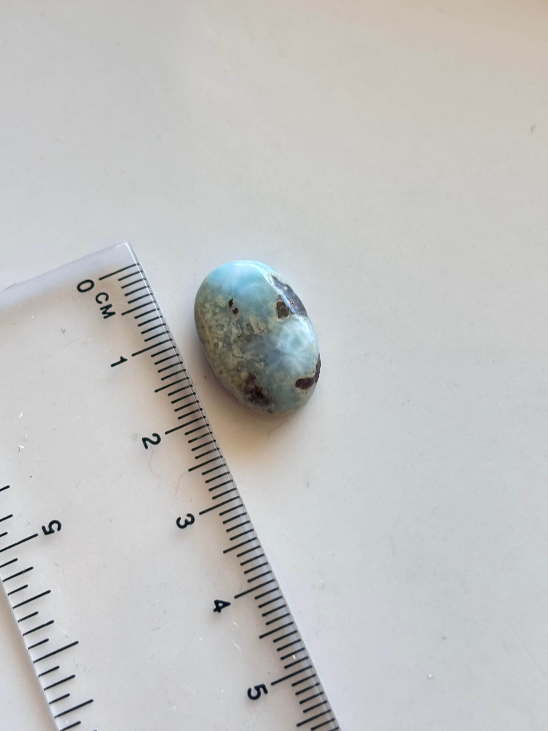 19mm Larimar Gemstone for Pendant Designs - Image 2