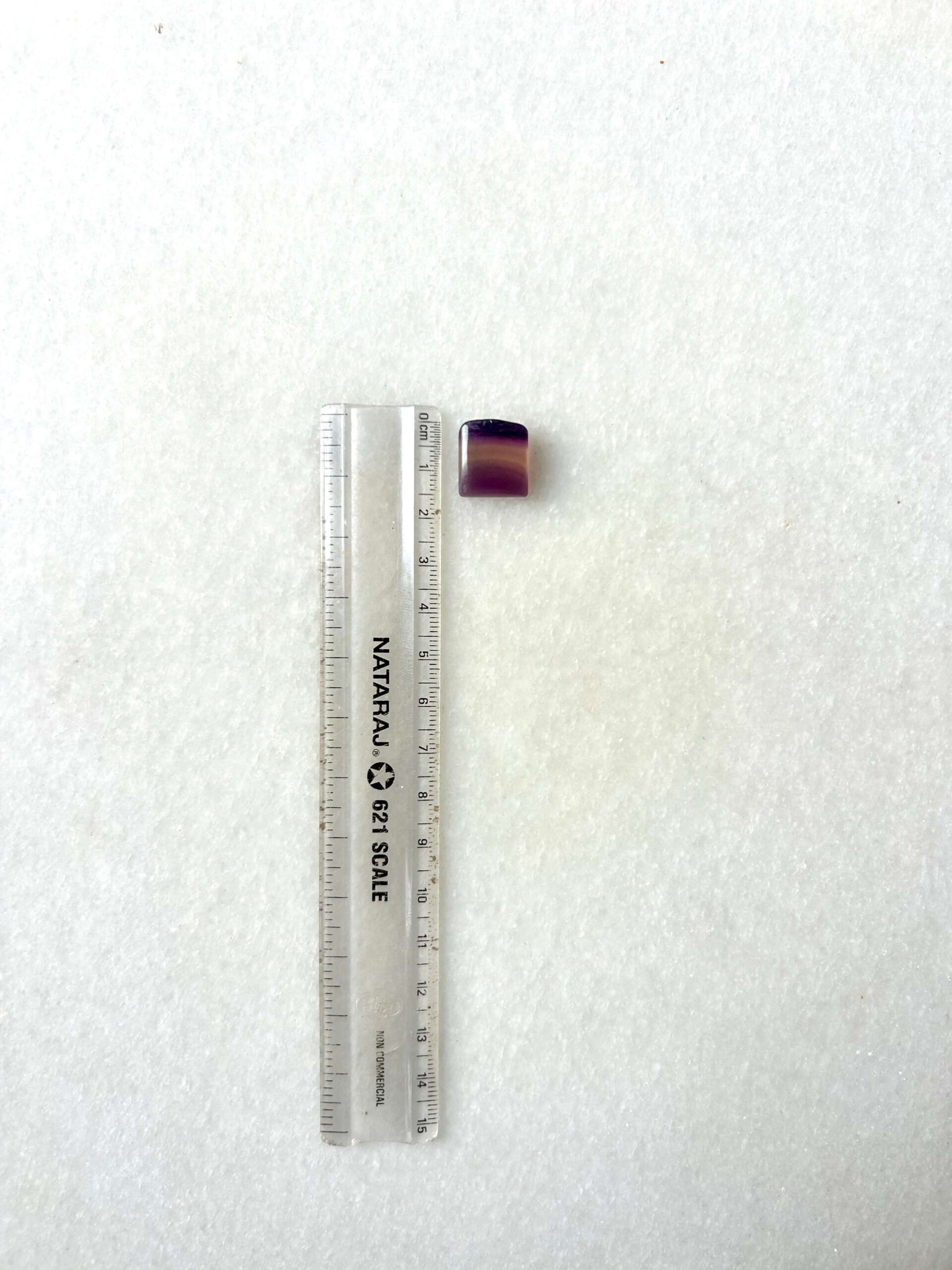 15 mm Fluorite Stone- not smooth corners - Image 3