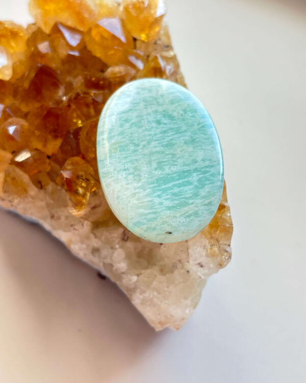 46mm Amazonite Stone for Macramé