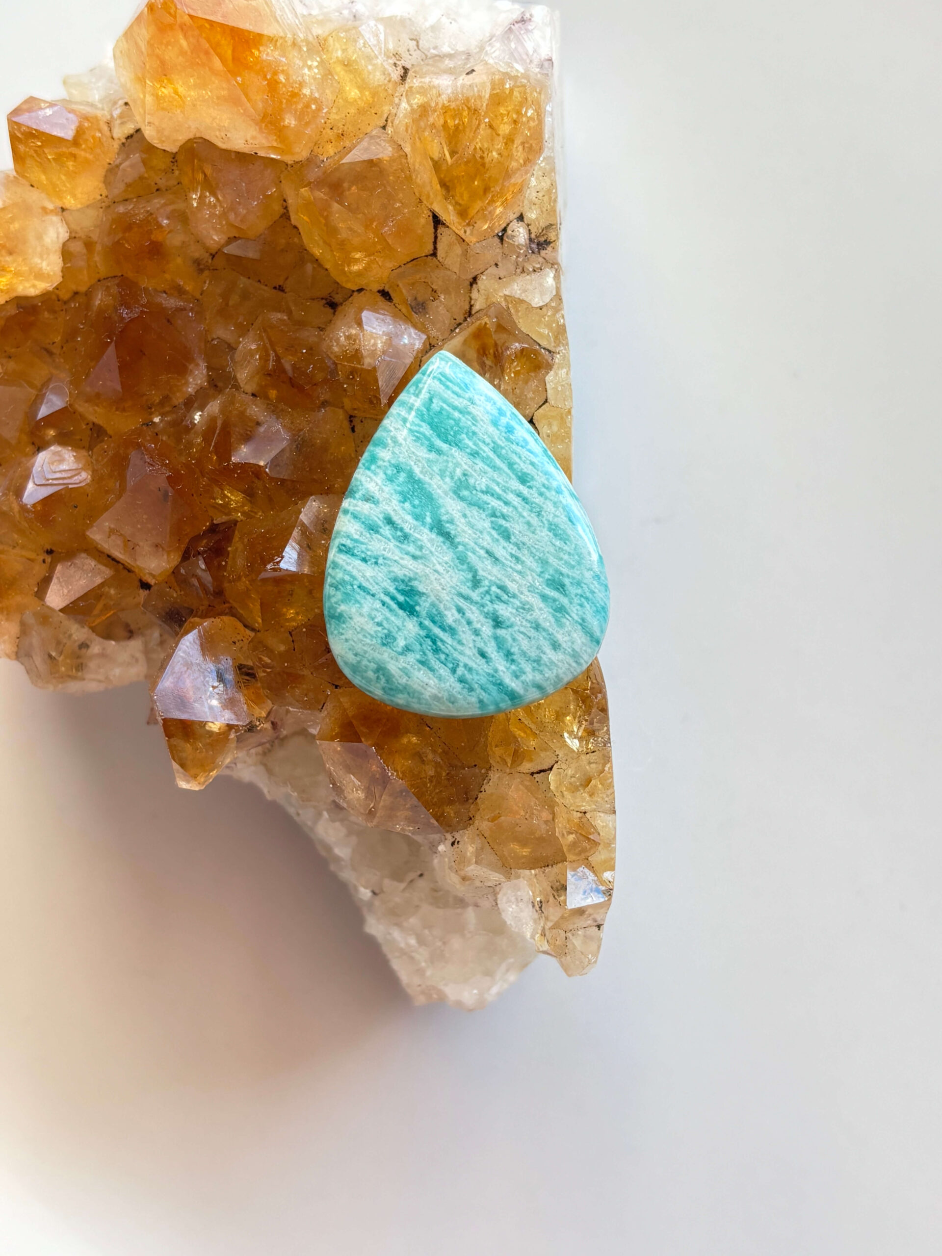 32mm Amazonite Gemstone for Jewellery Making