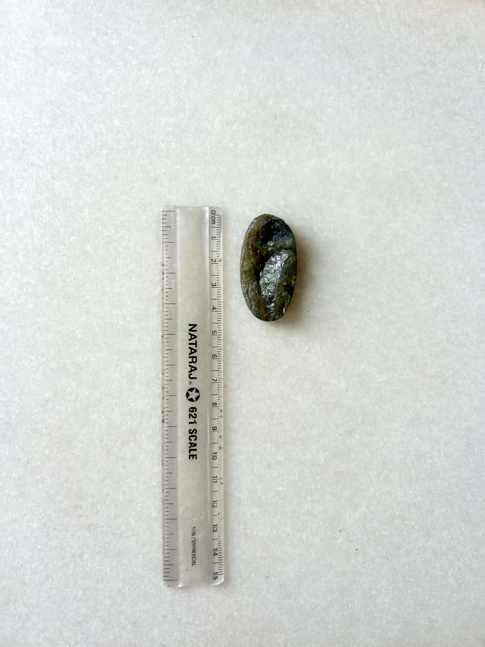 45 mm Labradorite with a Rough Surface - Image 3