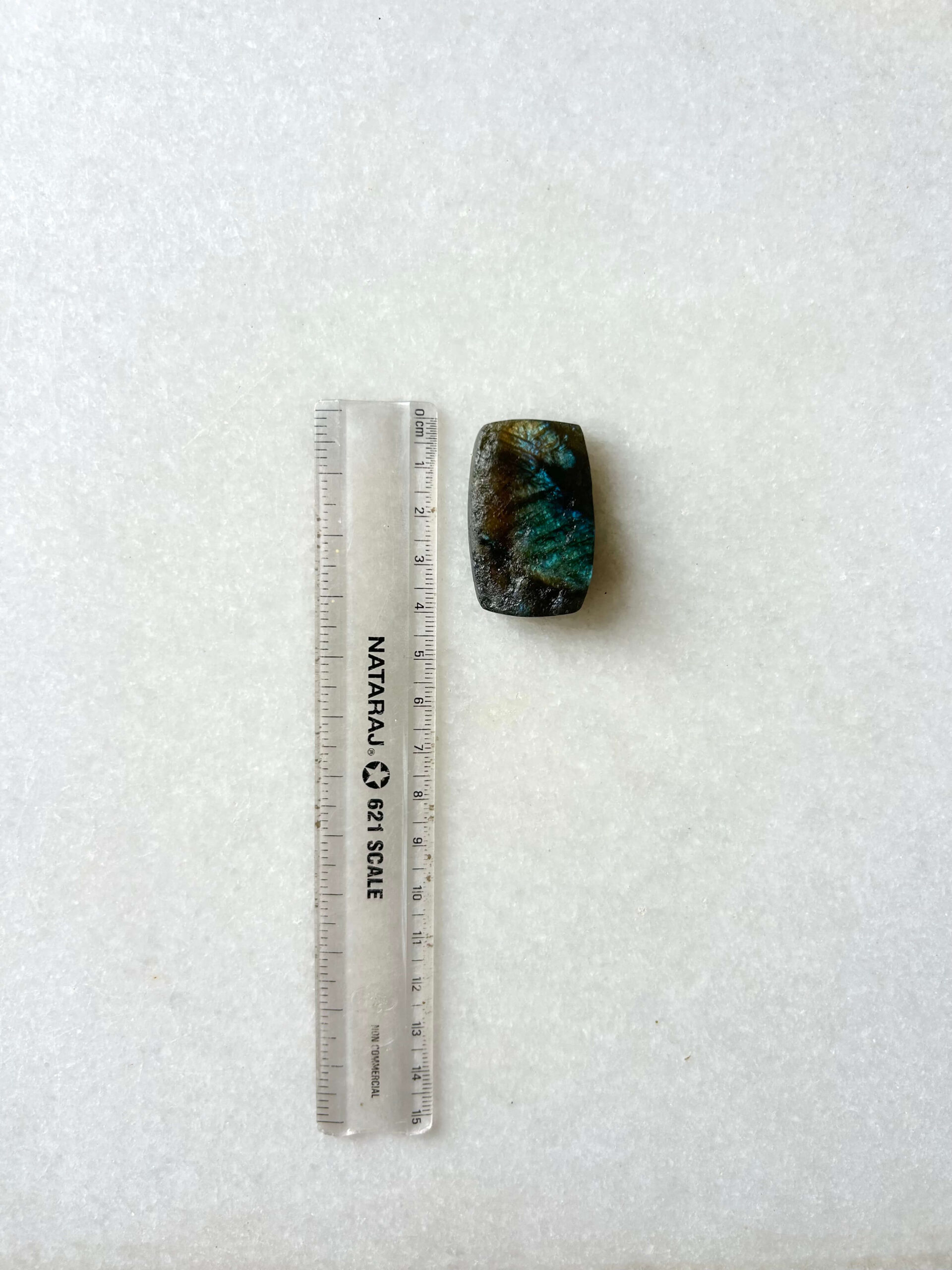 40 mm Textured Labradorite Stone - Image 2
