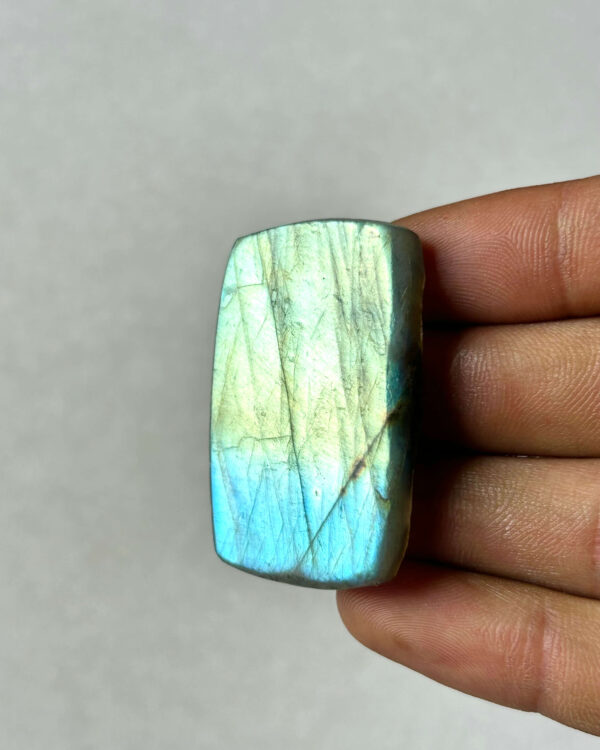 44 mm Rough Face Labradorite for Macrame