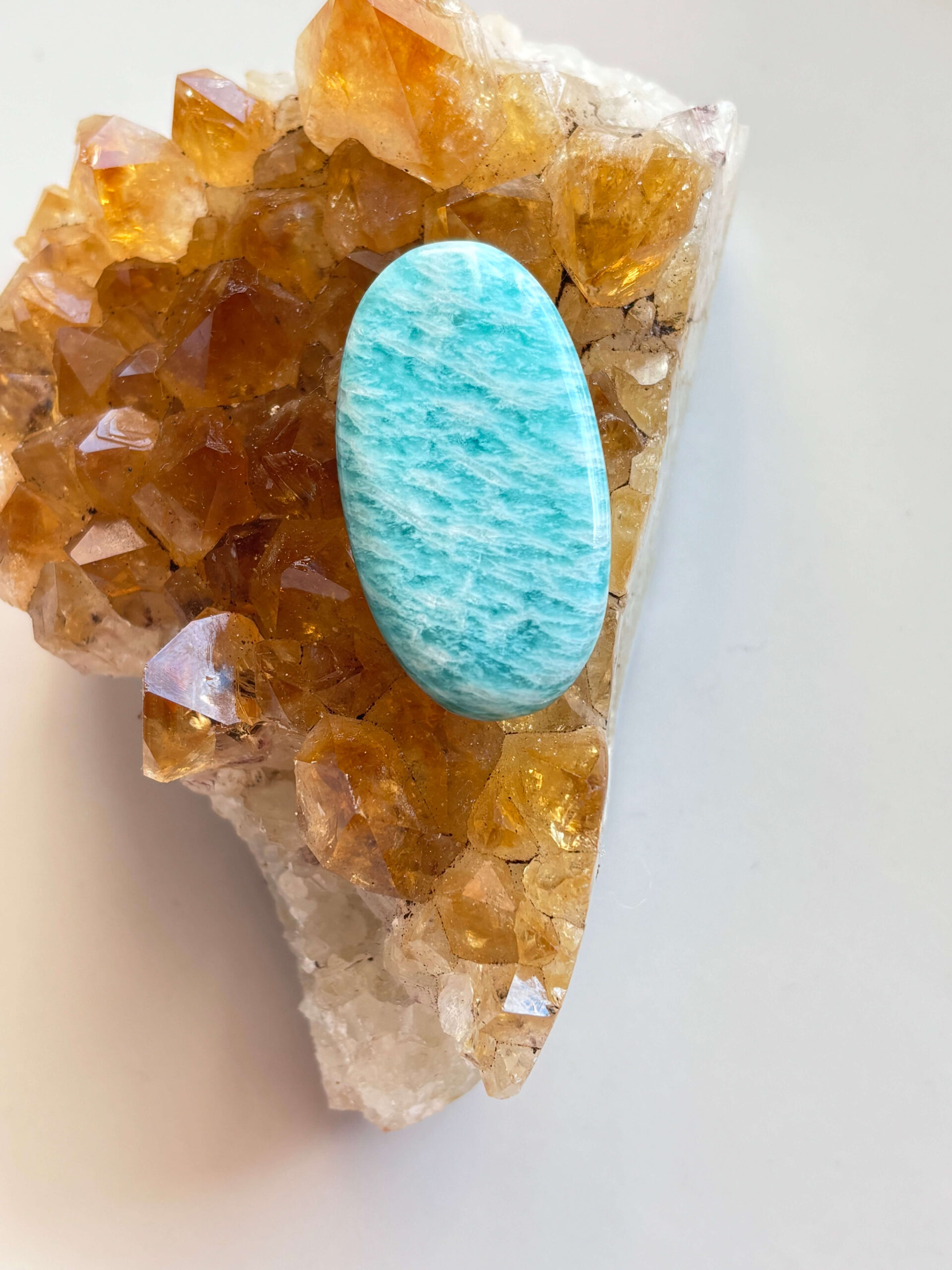 40mm Amazonite Cabochon for Statement Jewellery