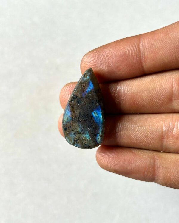 34 mm Labradorite with a Rough Surface