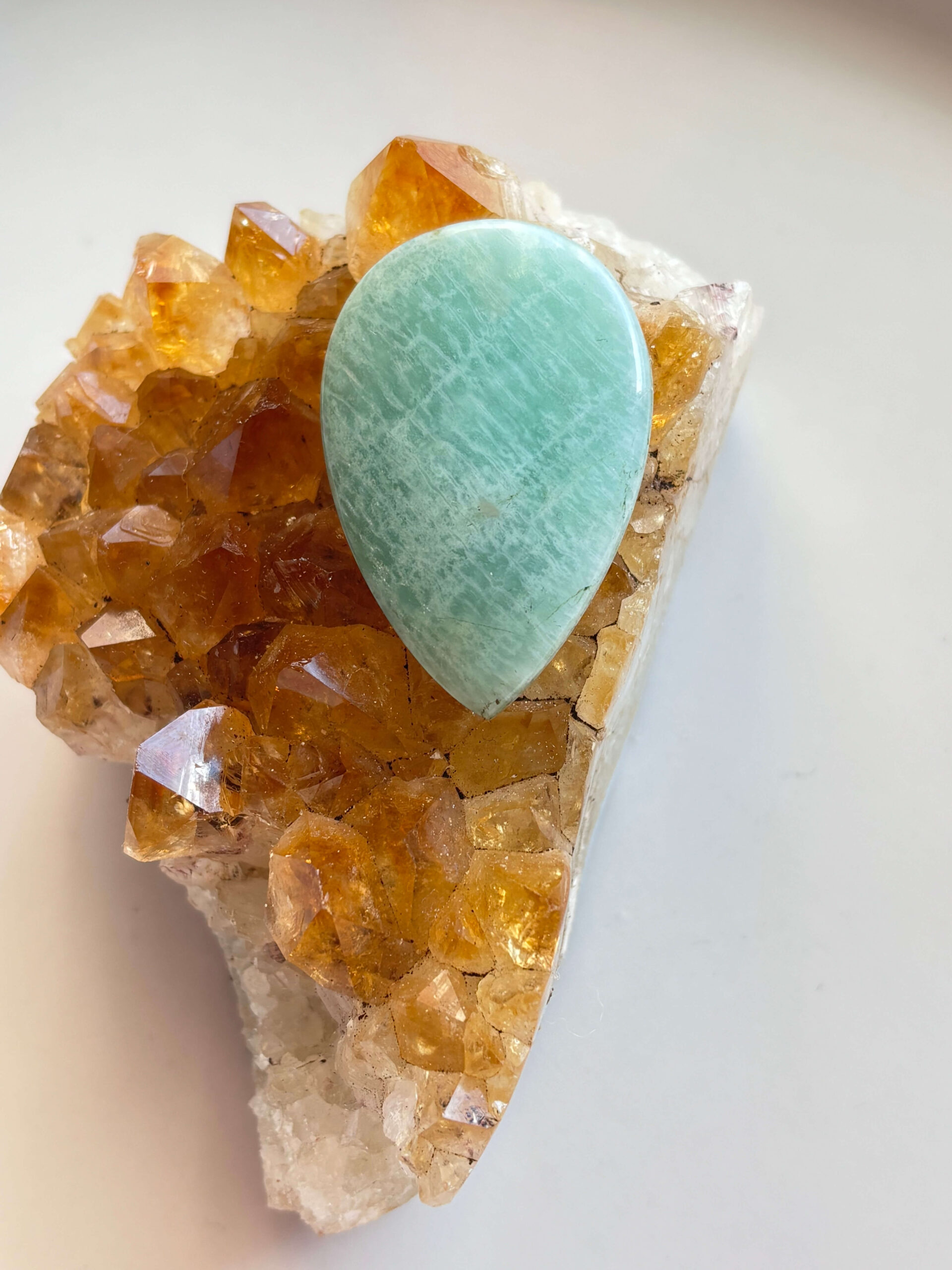 44mm Amazonite Gemstone for Artisan Jewellery
