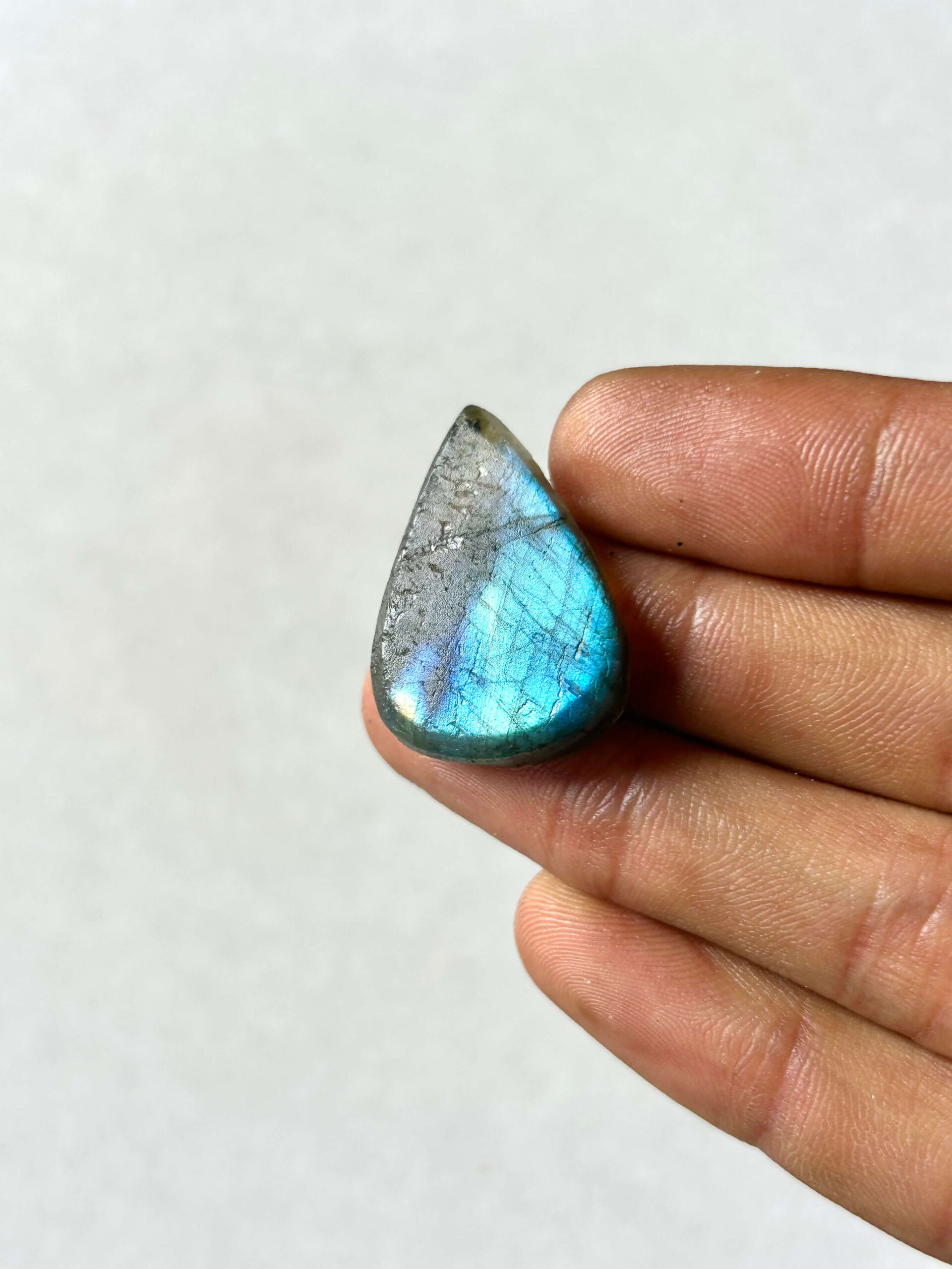29 mm Labradorite with a Rough Surface