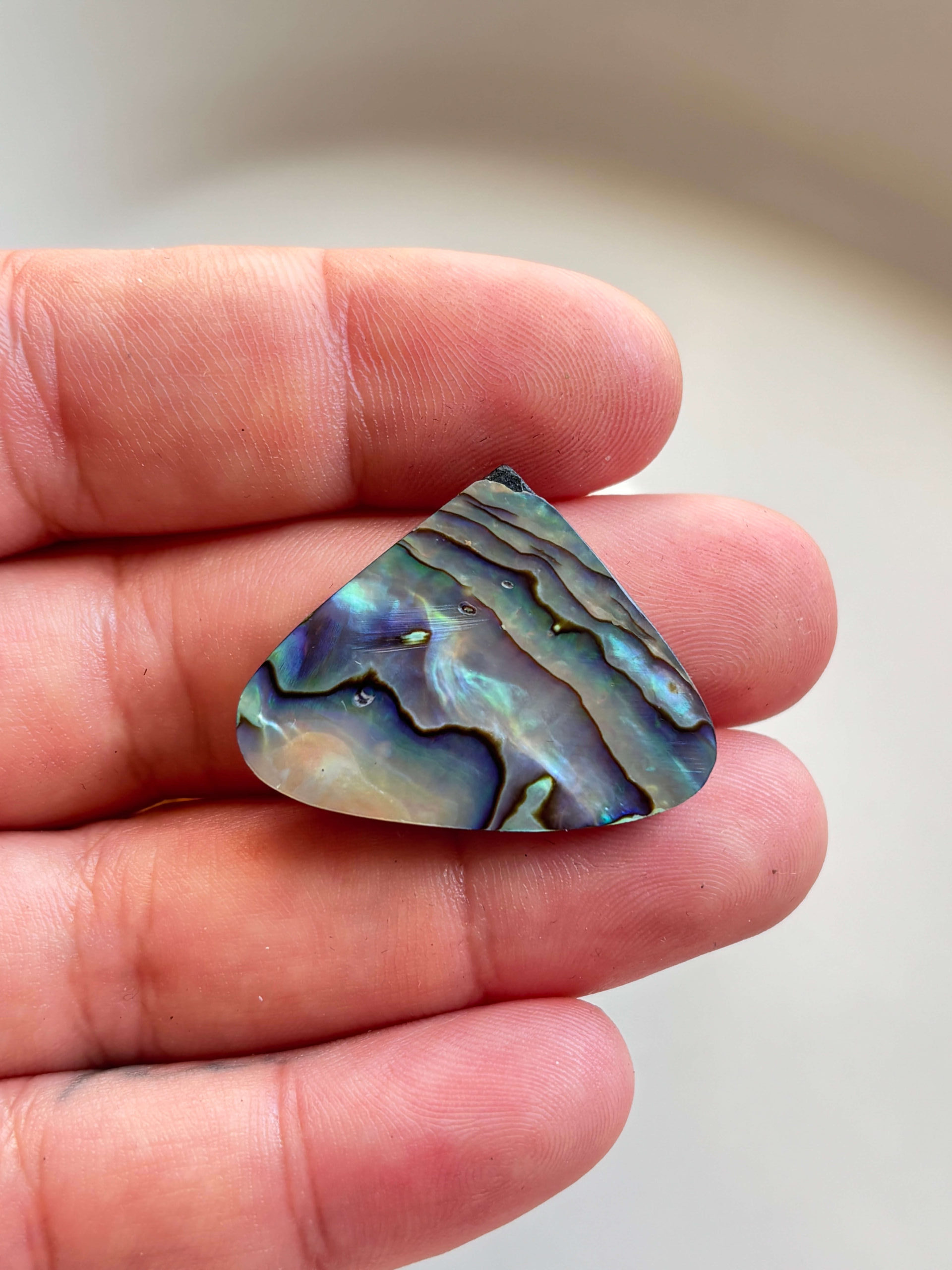 26mm Abalone Cabochon for Handmade Jewellery - Image 2