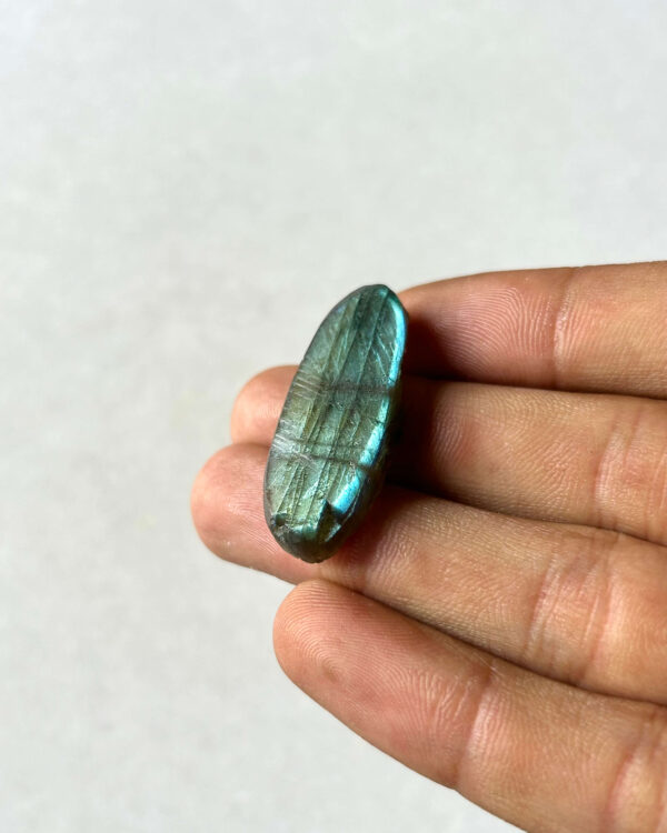 36 mm Labradorite with a Rough Surface