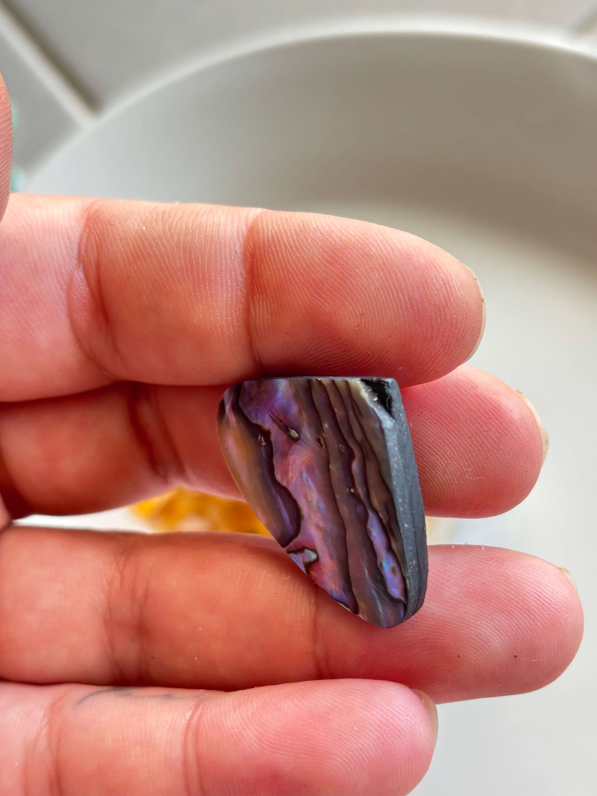 26mm Abalone Cabochon for Handmade Jewellery - Image 3