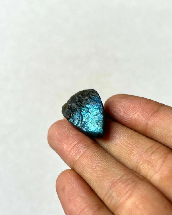 26 mm Rough Face Labradorite for Macrame