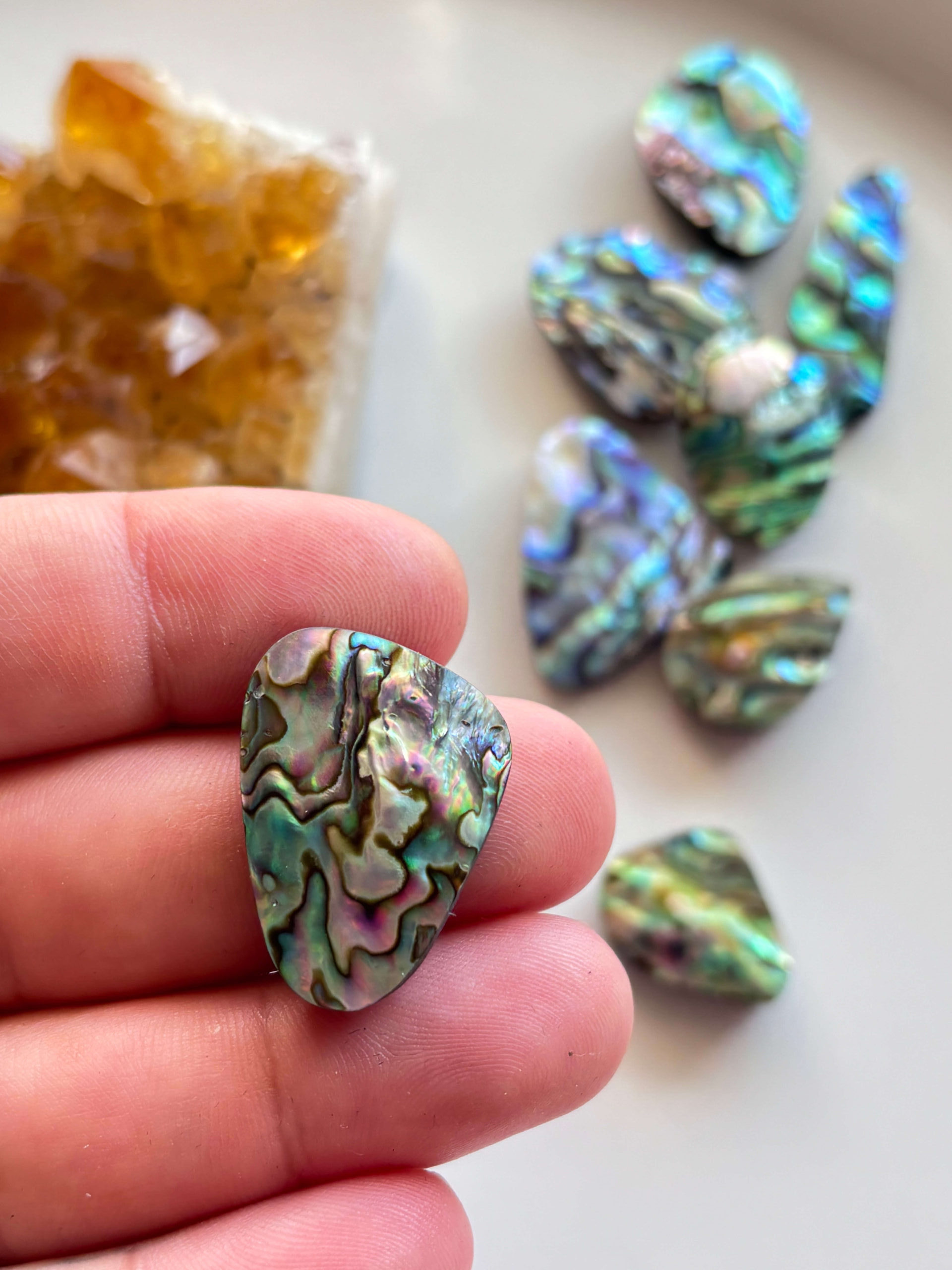 27mm Abalone Shell for Pendant Making - Image 2