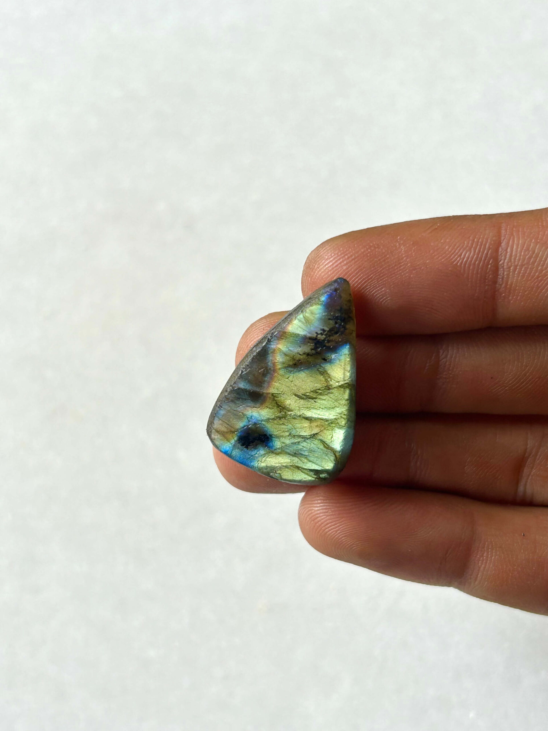31 mm Labradorite with a Rough Surface