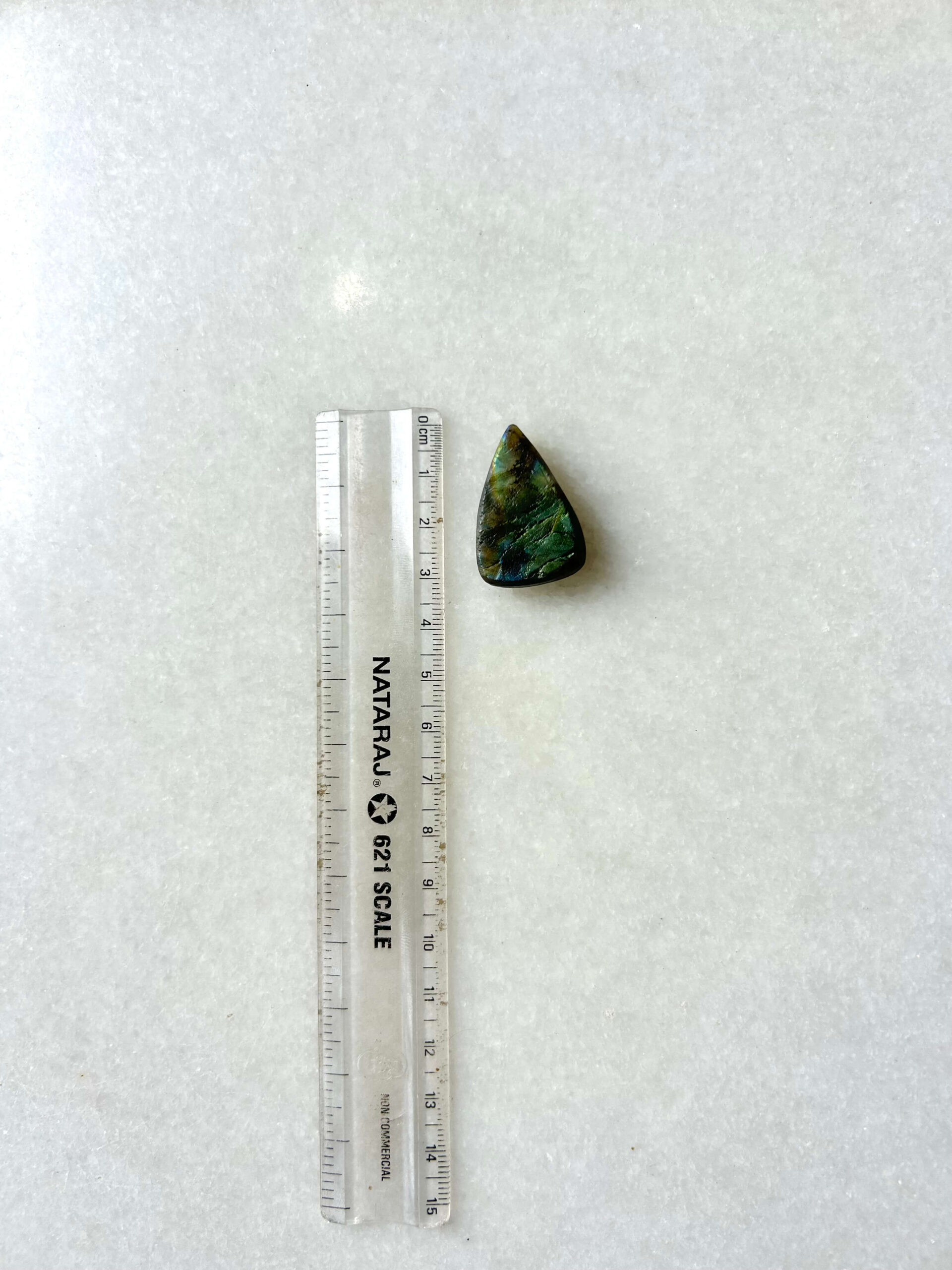 31 mm Labradorite with a Rough Surface - Image 2