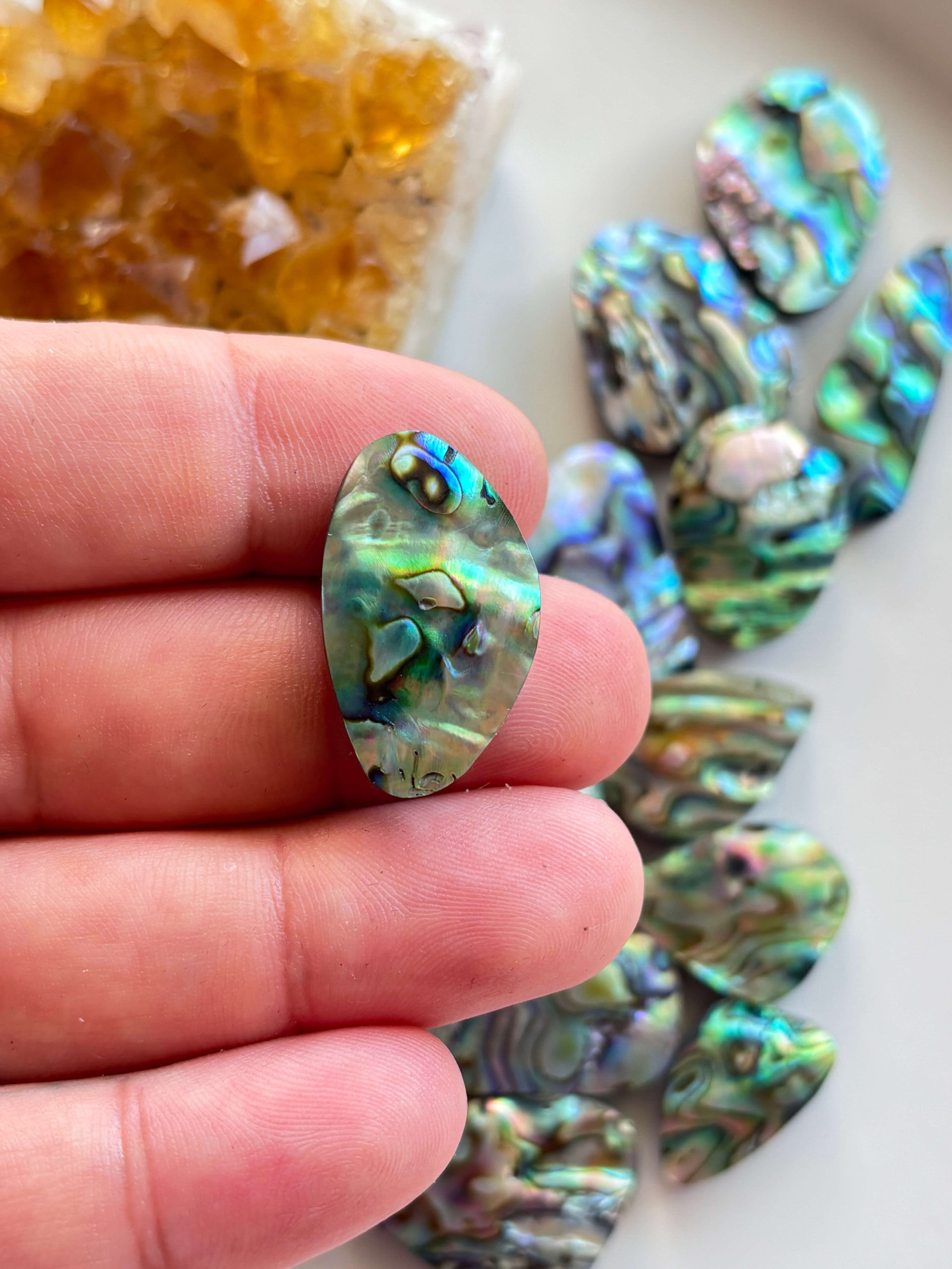 29mm Abalone Cabochon for Creative Projects - Image 2