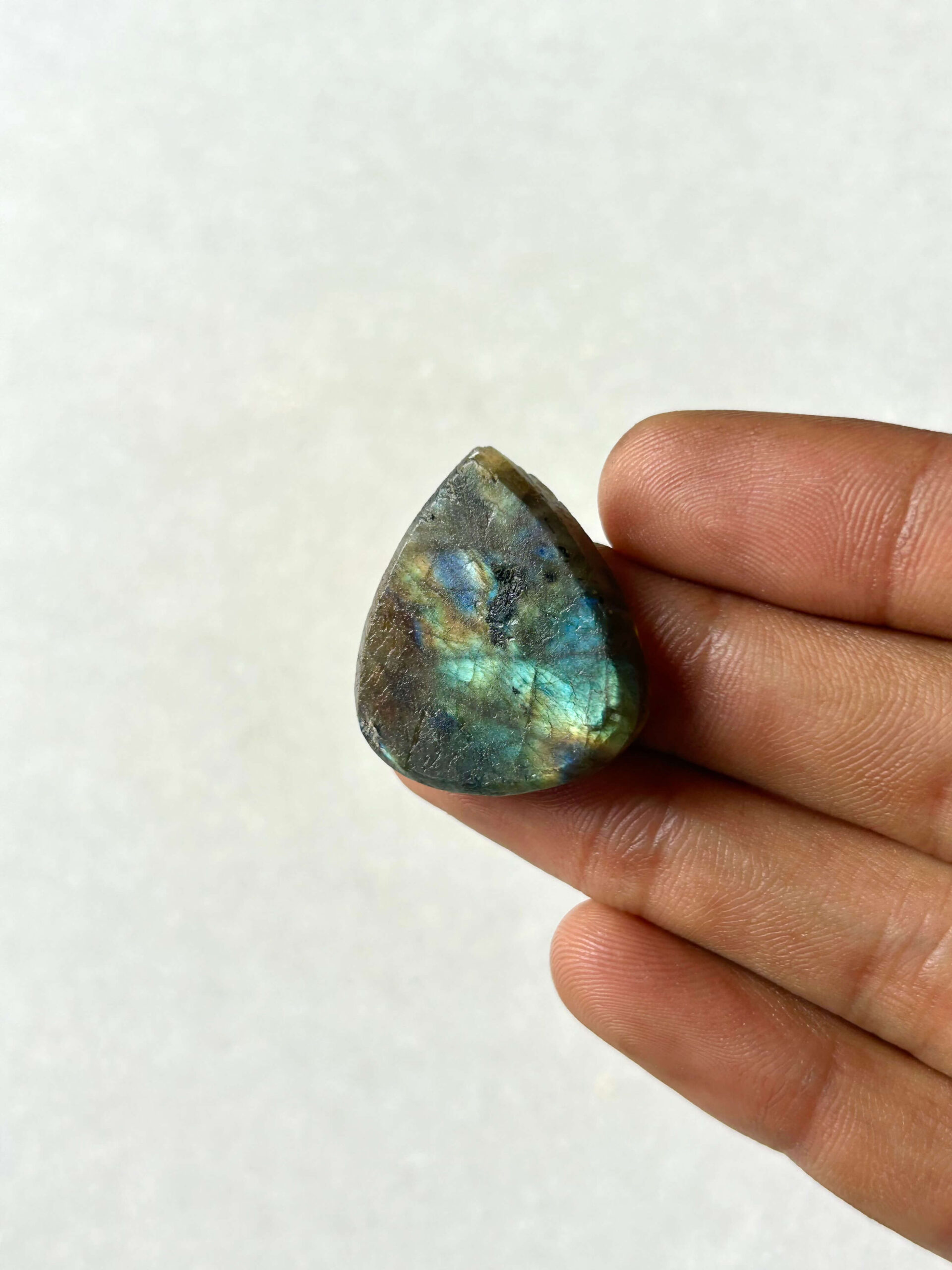 29 mm Textured Labradorite Stone