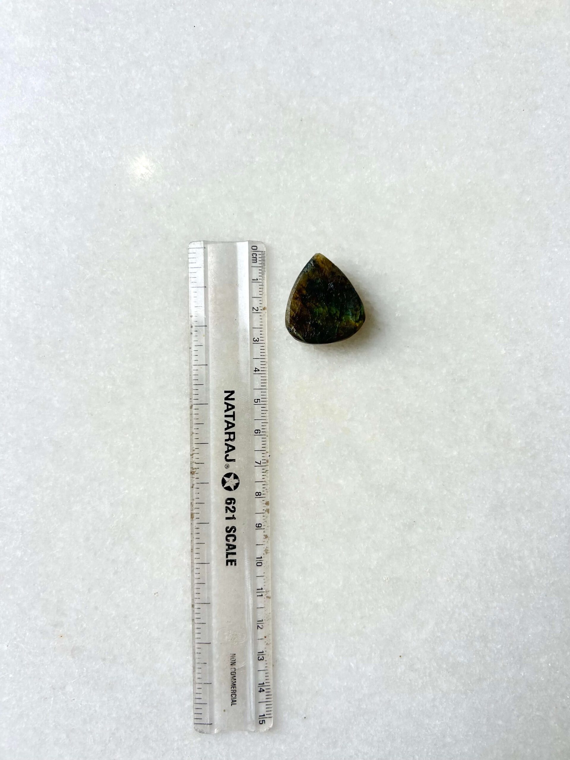 29 mm Textured Labradorite Stone - Image 2